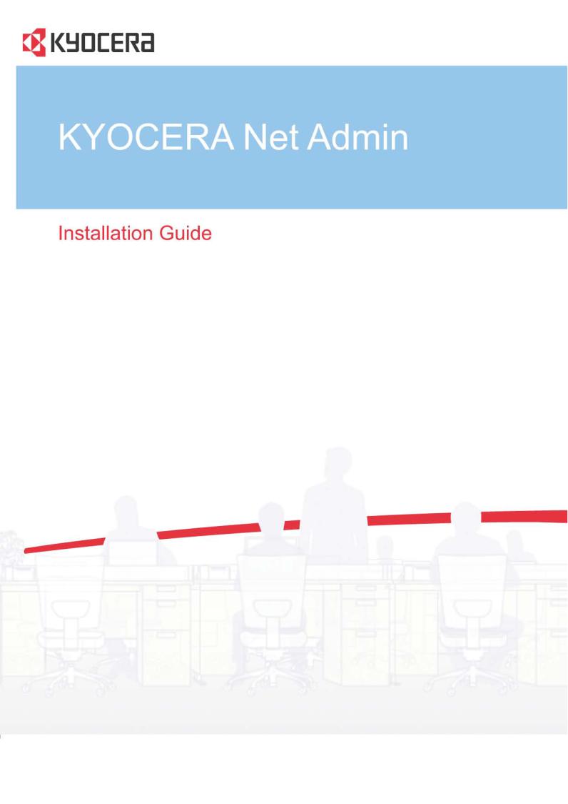 Kyocera NET ADMIN Installation Guide