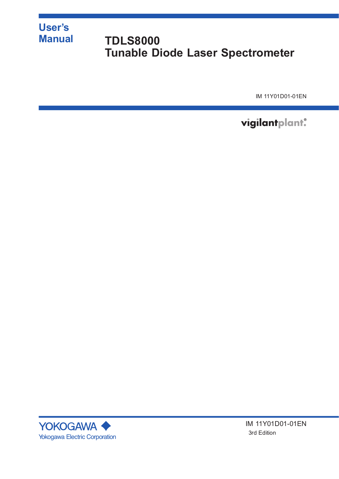 Vigilantplant TDLS8000 User Manual