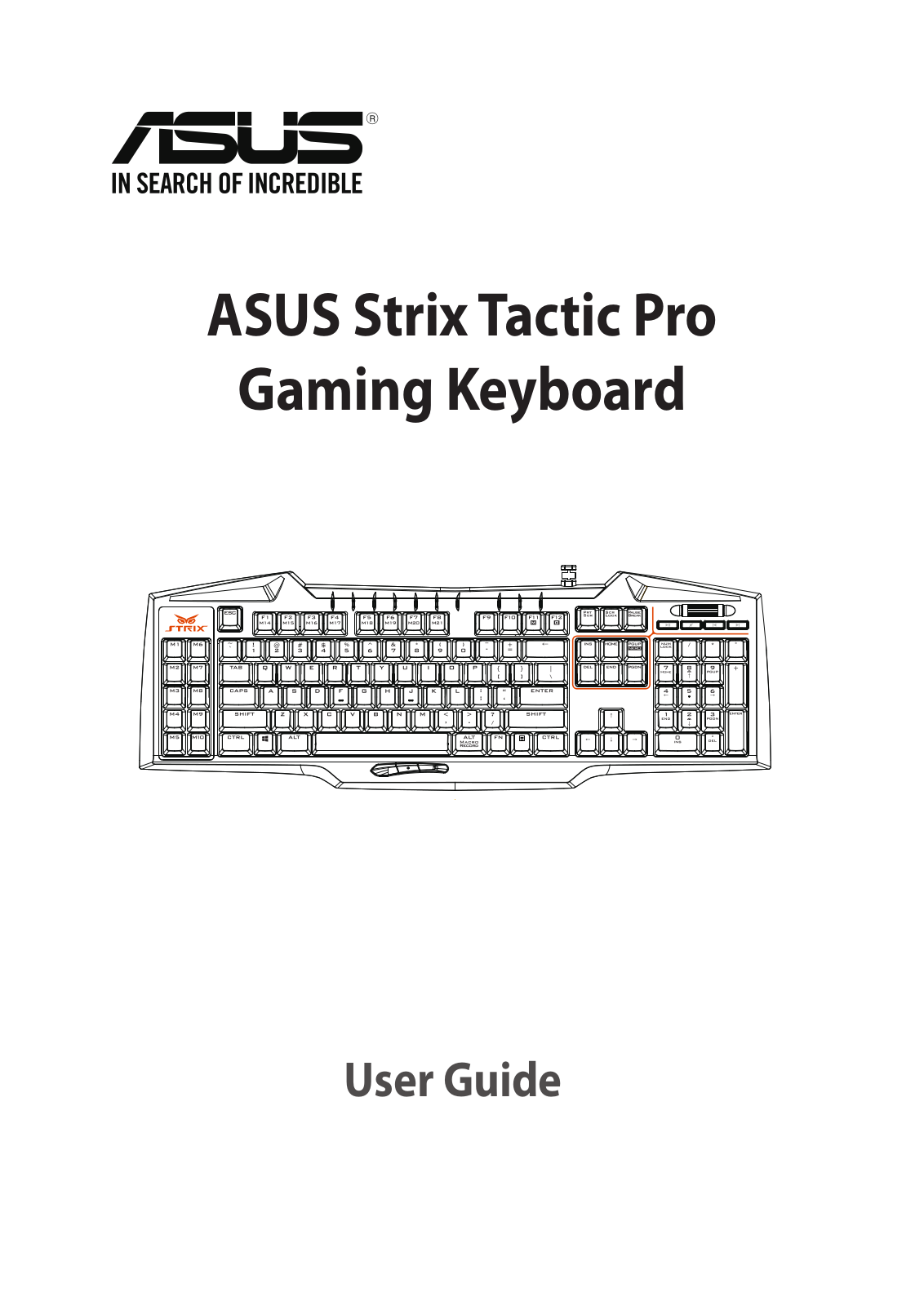 Asus STRIX TACTIC PRO User’s Manual