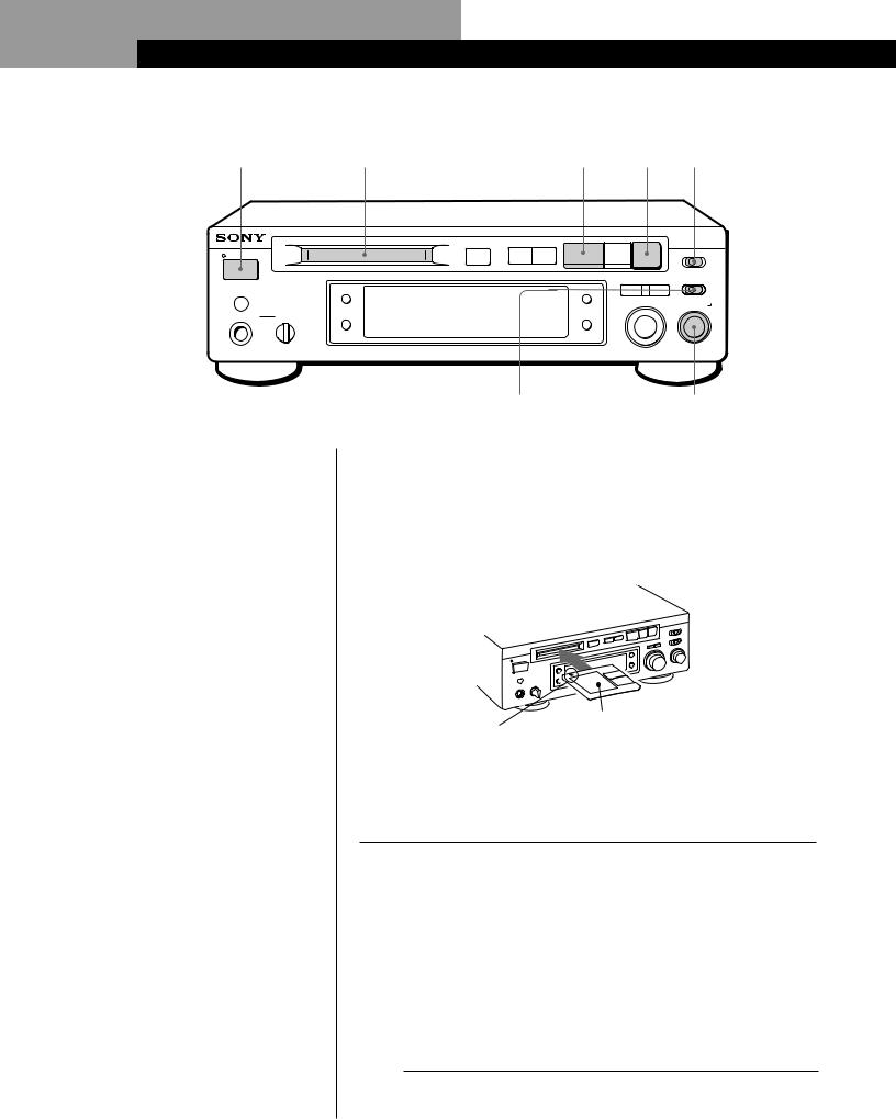 Sony MDS-S37 User Manual