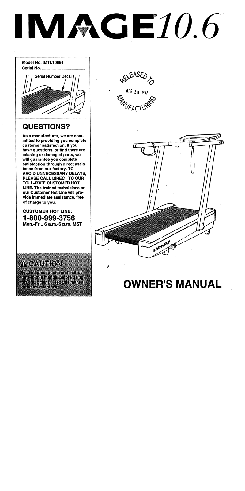 Image IMTL10654 Owner's Manual