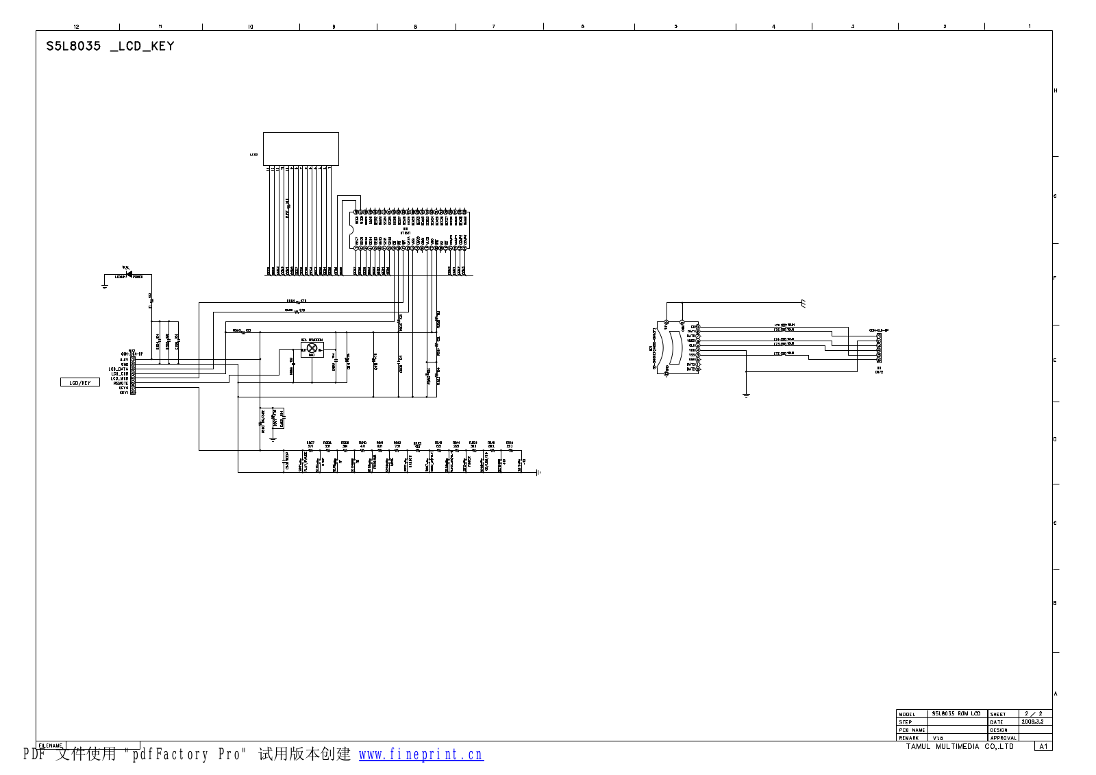 Vitek S5L8035 Schematic