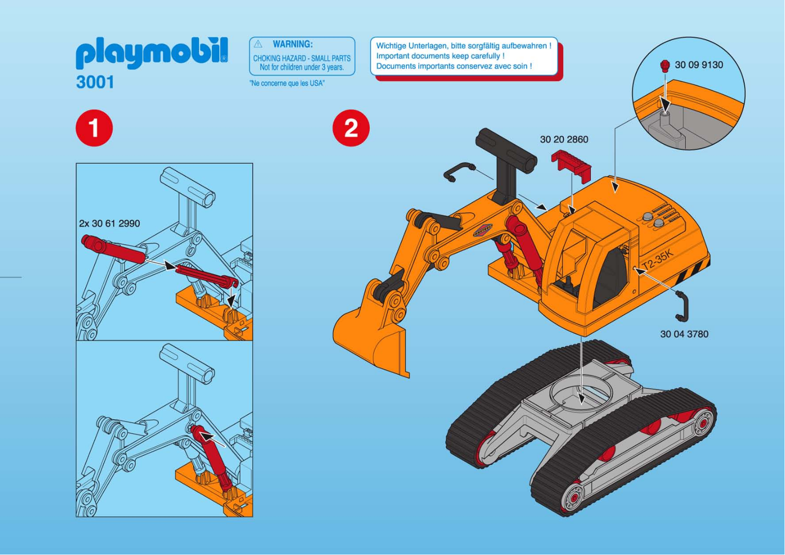 Playmobil 3001 Instructions