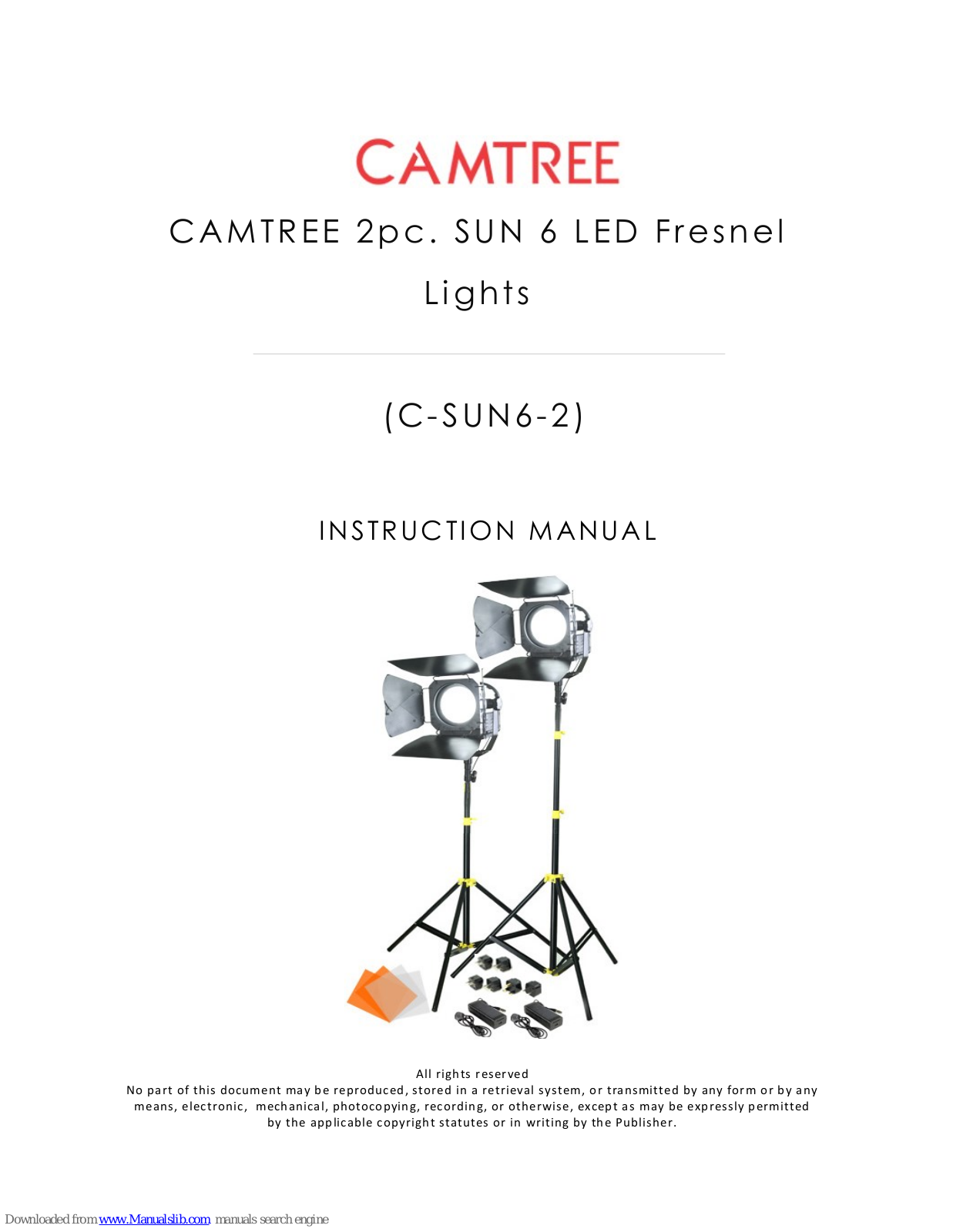 Camtree C- SUN6-2 Instruction Manual