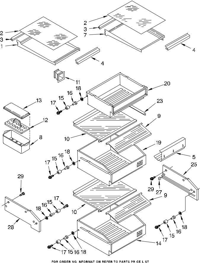 KitchenAid KSSS36DBX00 Parts List