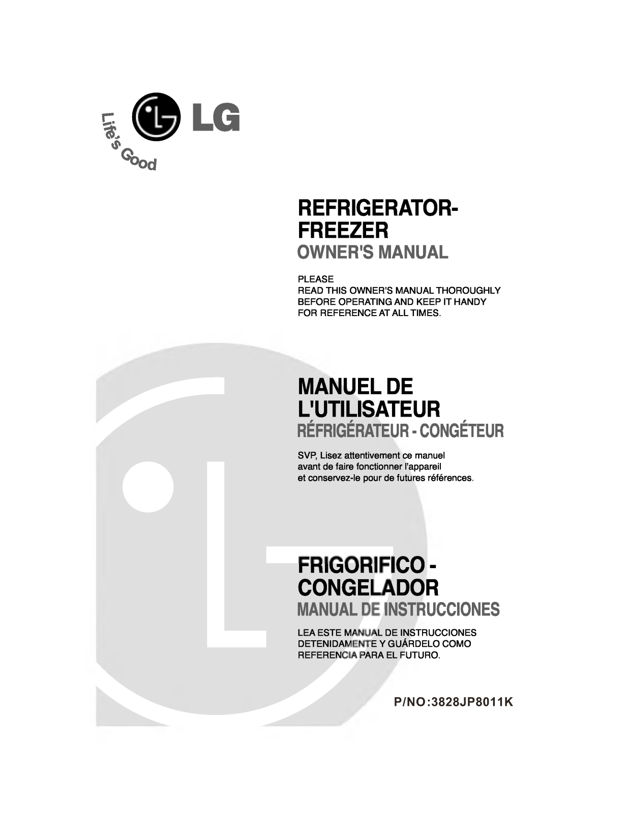 LG GN-292QCK Manual book