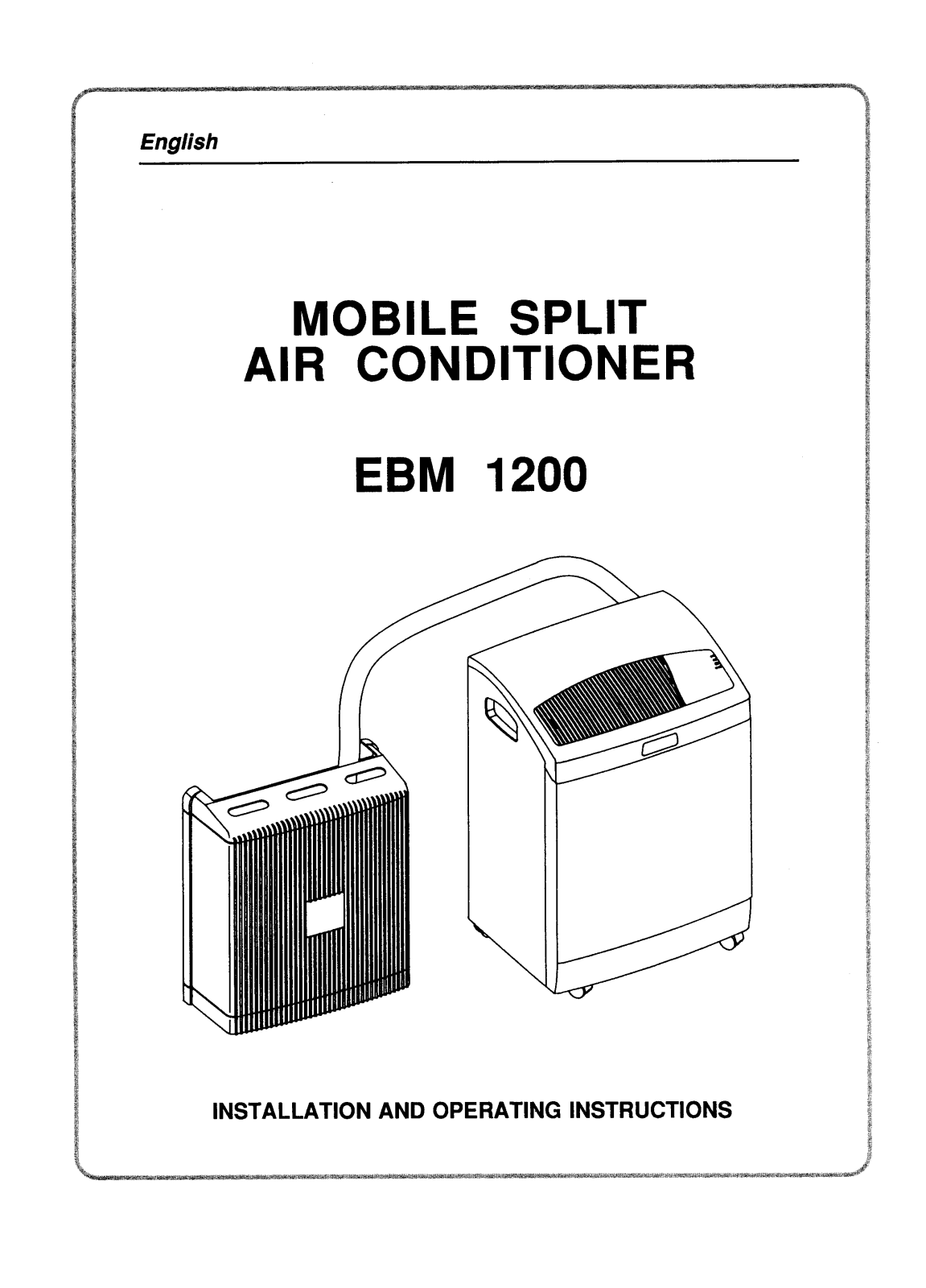 Castor C6800, EBM1200T, JT1200, EBT1200 Manual
