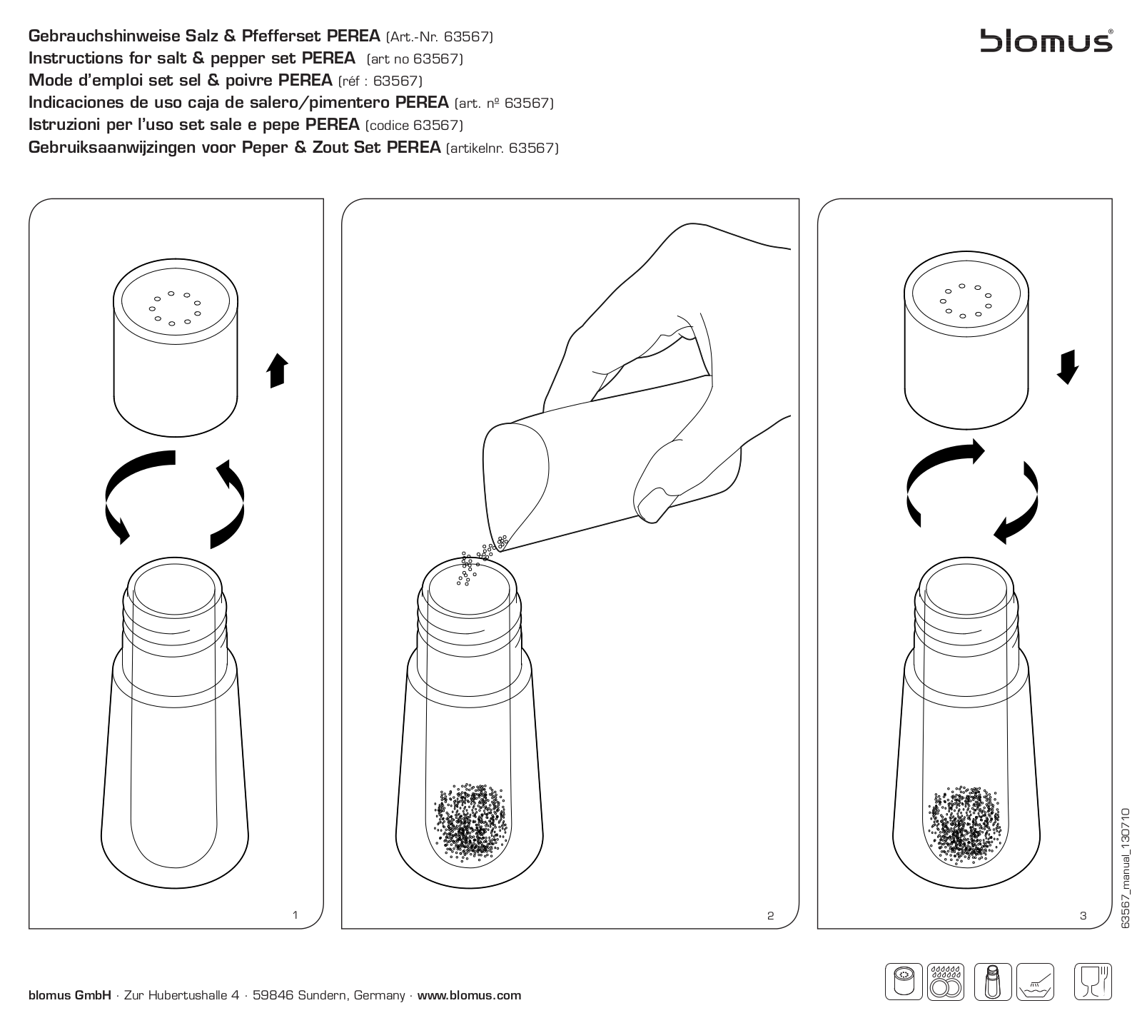 Blomus RY2249 Installation & Assembly - ManualMachine.com