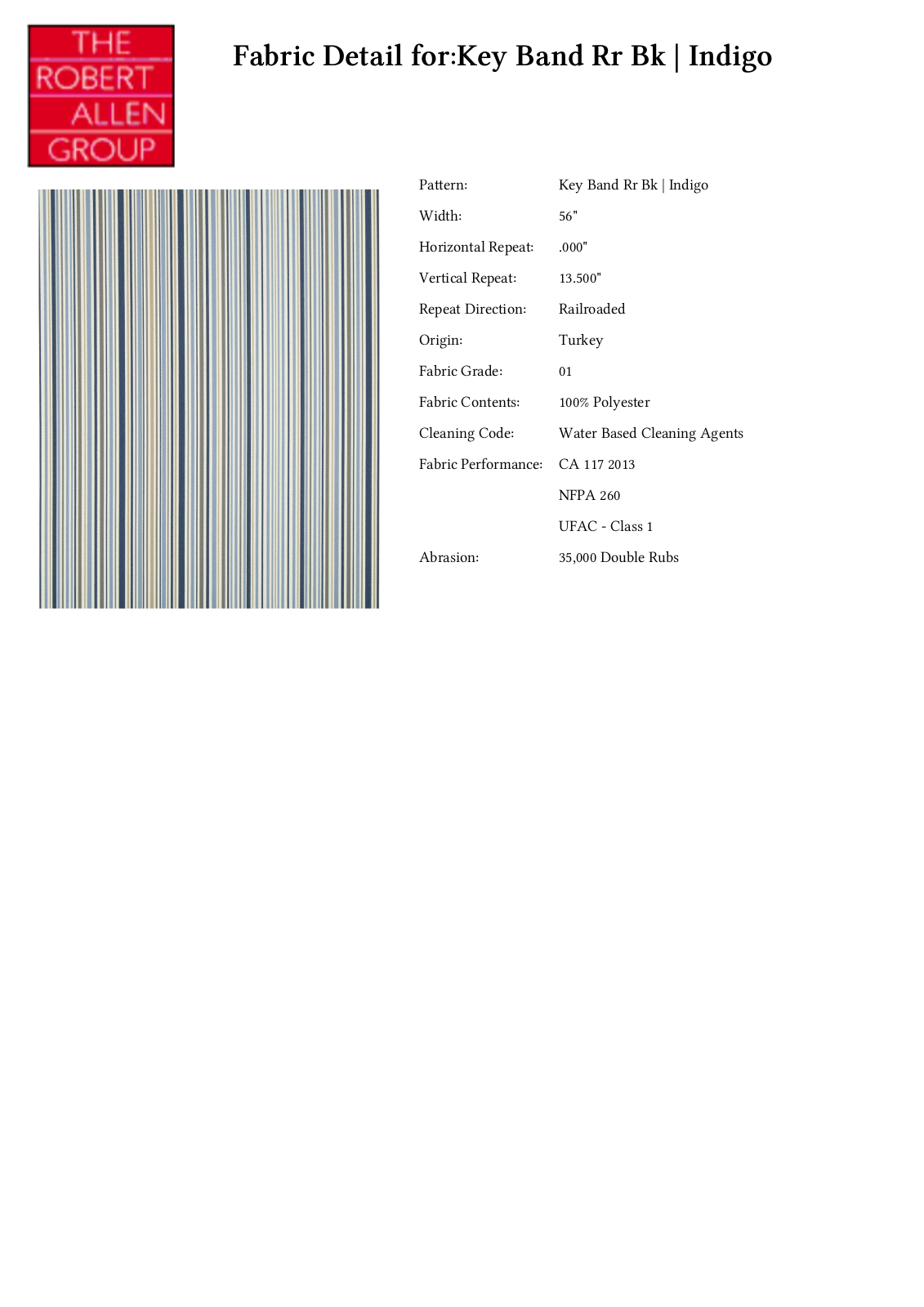 Robert Allen RALF1881 Specifications - ManualMachine.com