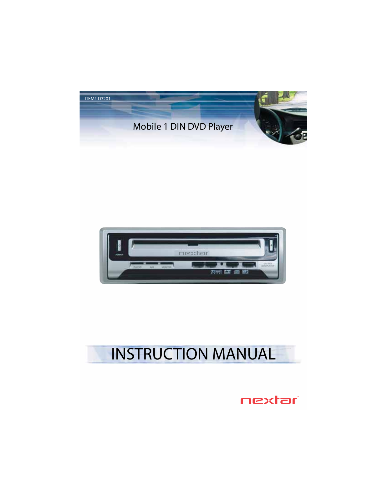 Nextar D3201 User Manual