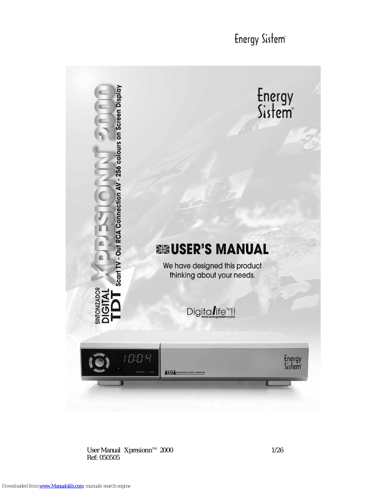 ENERGY SISTEM Xpresionn 2000 User Manual