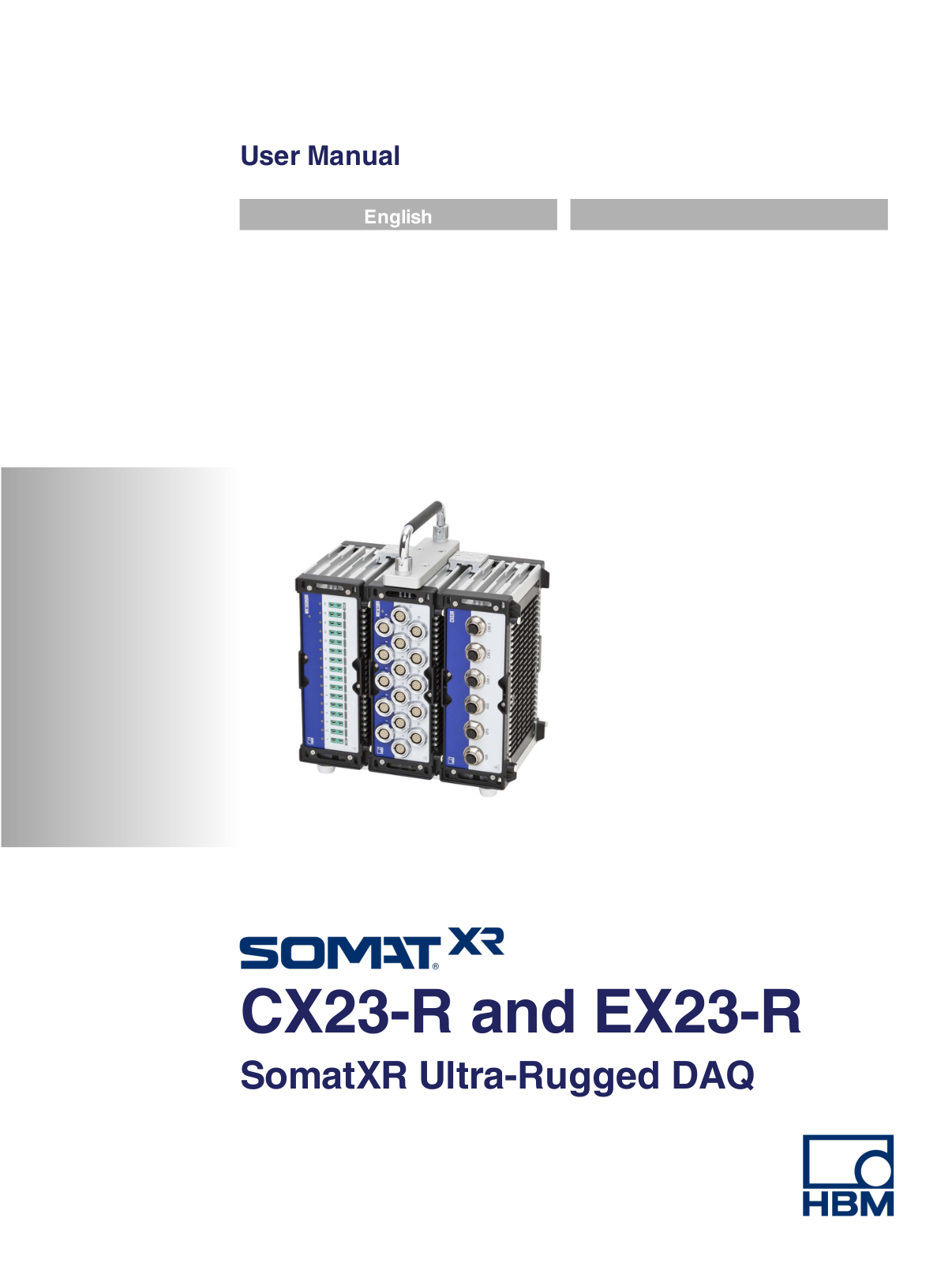 HBM CX23-R, EX23-R User Manual