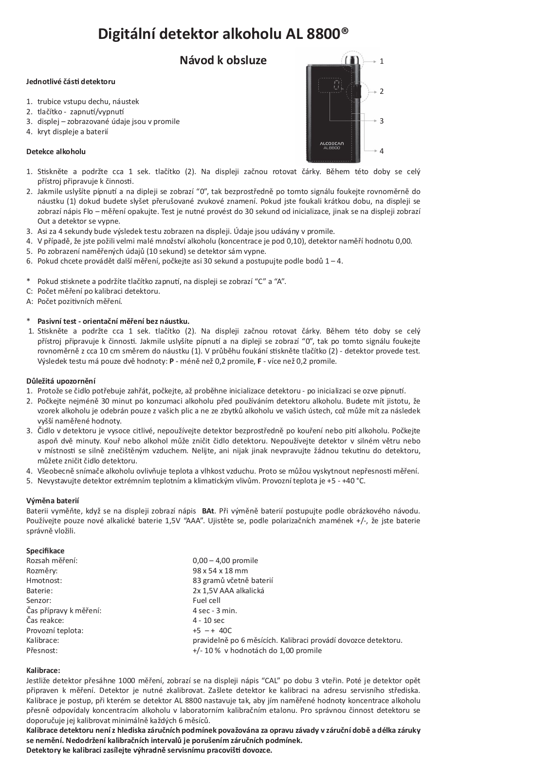 V-NET AL 8800 User Manual