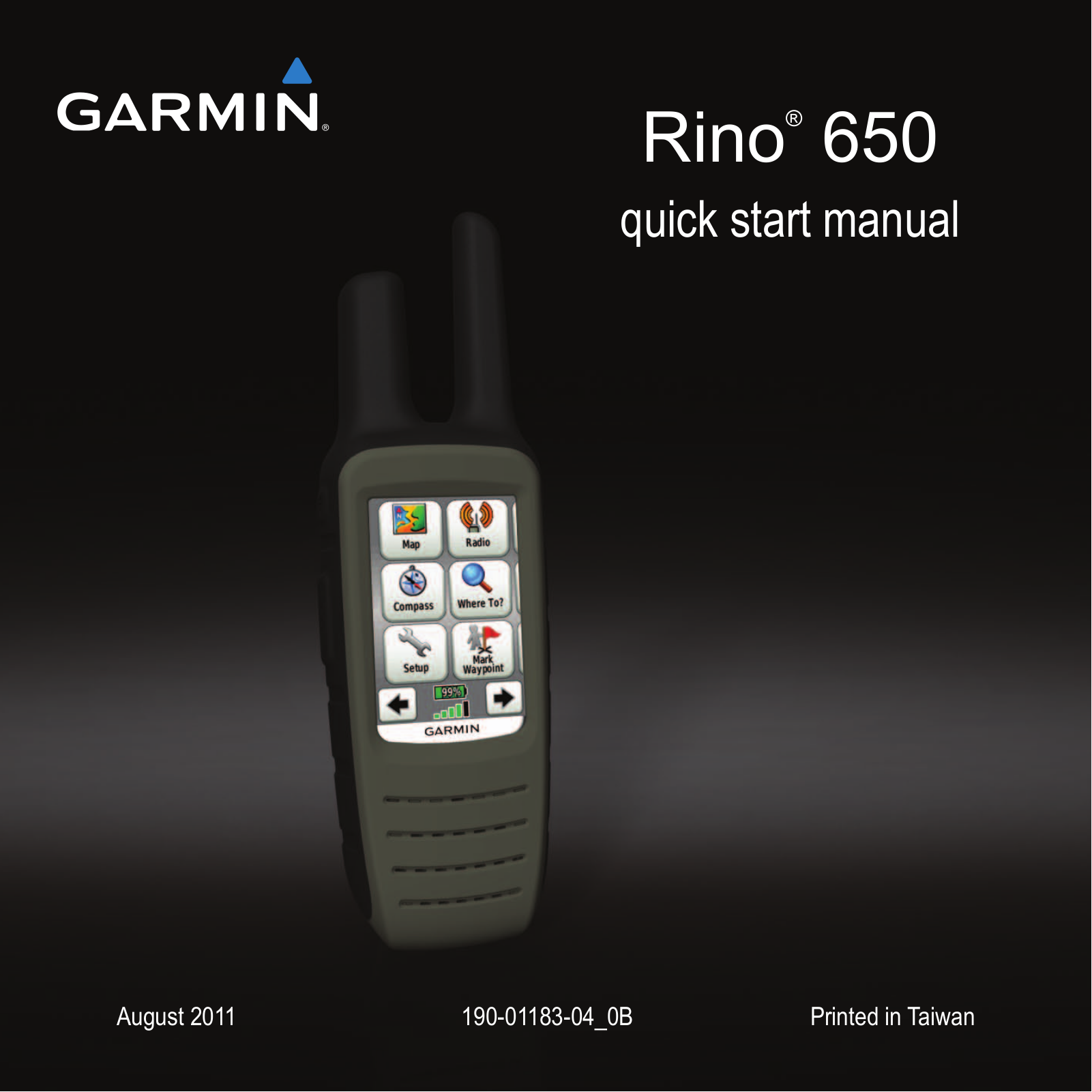 Garmin Rino 650 Owner's Manual