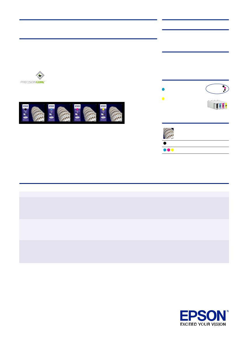 Epson C13T79034010 Product Data Sheet