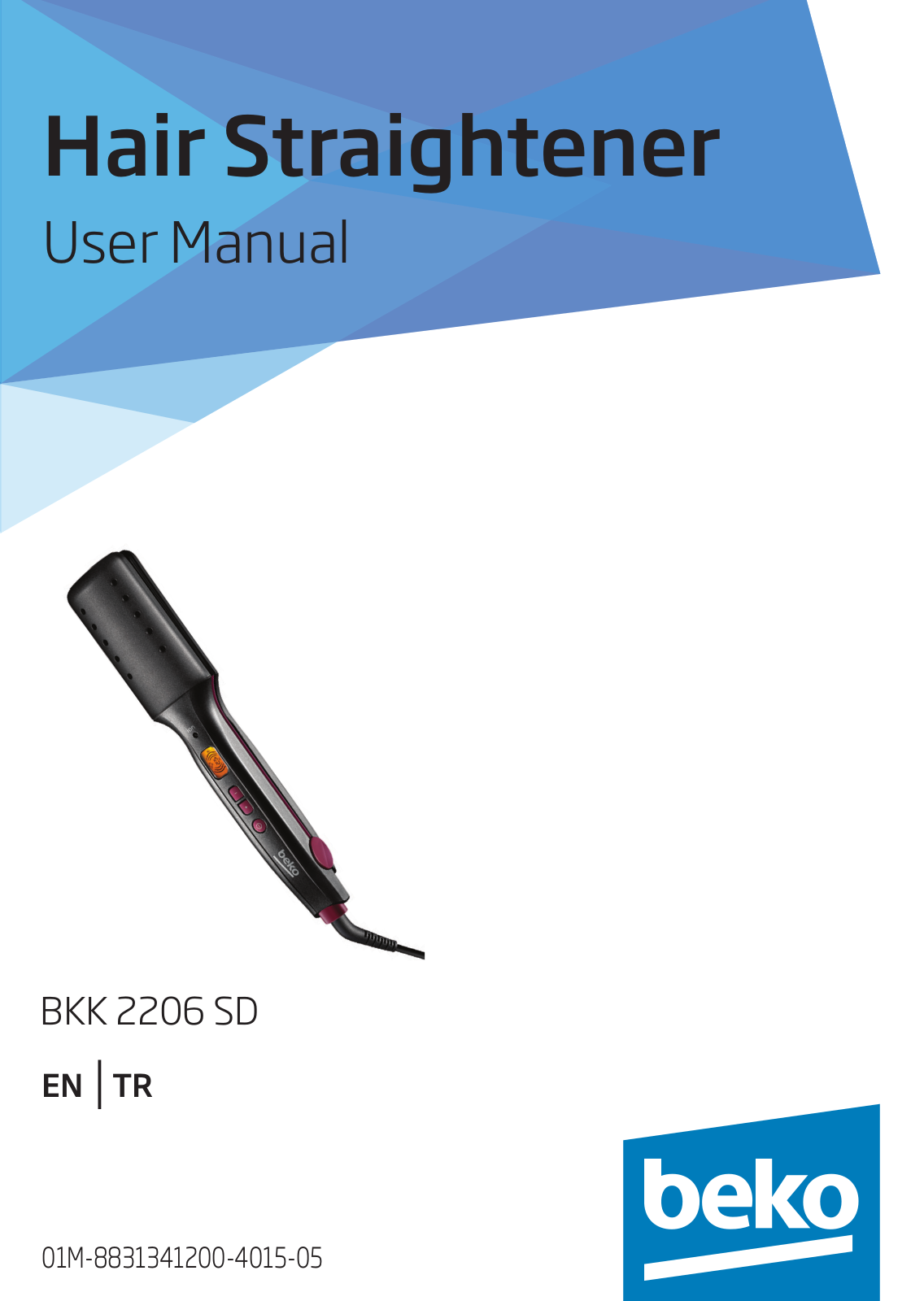 Beko BKK 2206 SD User manual