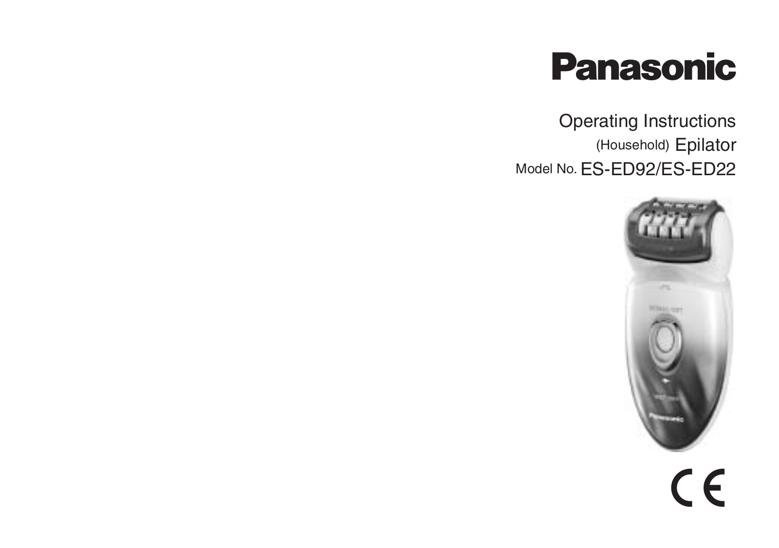 PANASONIC ES-ED22, ES-ED92 User Manual