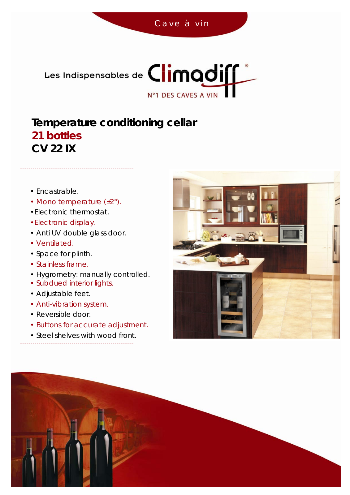 Climadiff CV 22 IX DATASHEET - ManualMachine.com