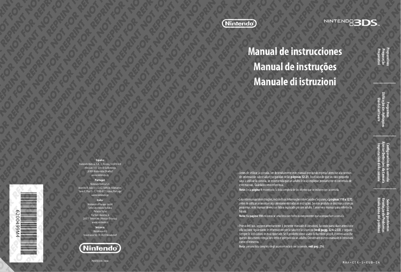 Nintendo 3DS Instruction Manual