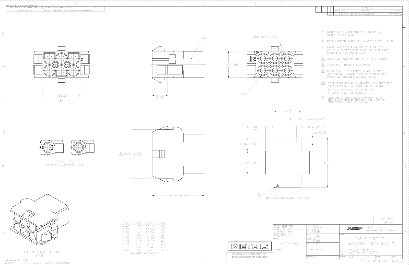 TYCO-ELECTRONICS MNL 6AG Datasheet - ManualMachine.com