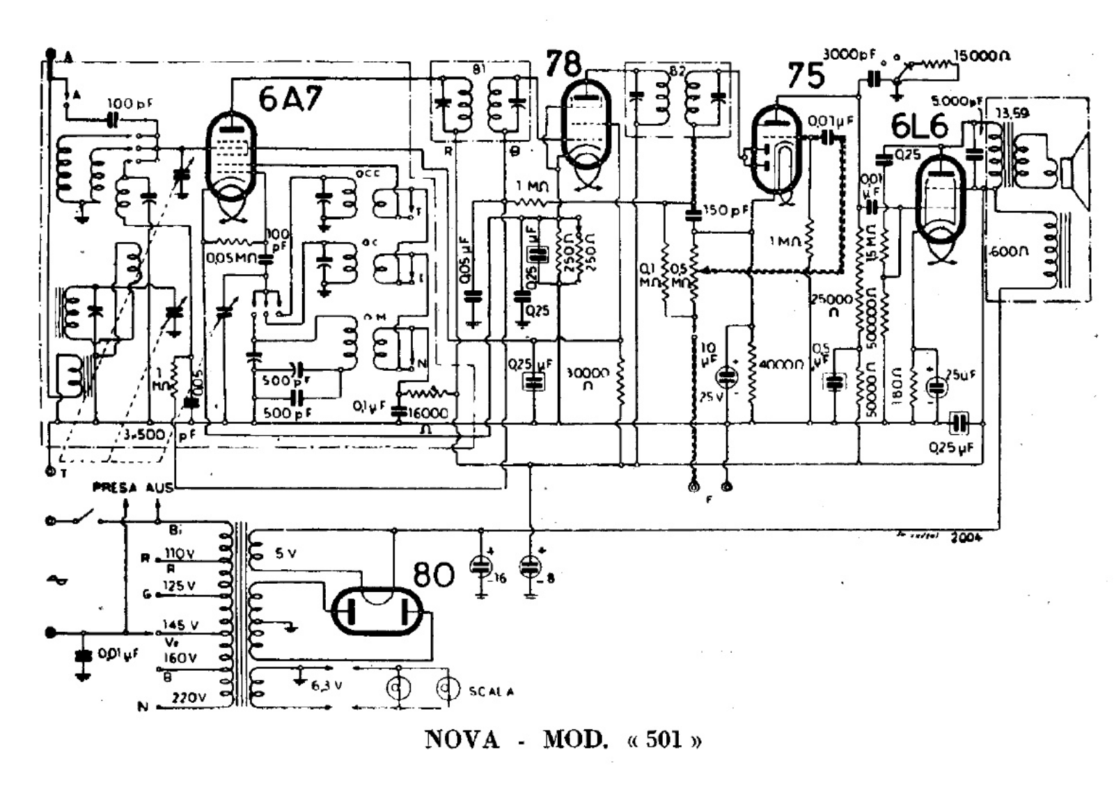 Nova 501 schematic