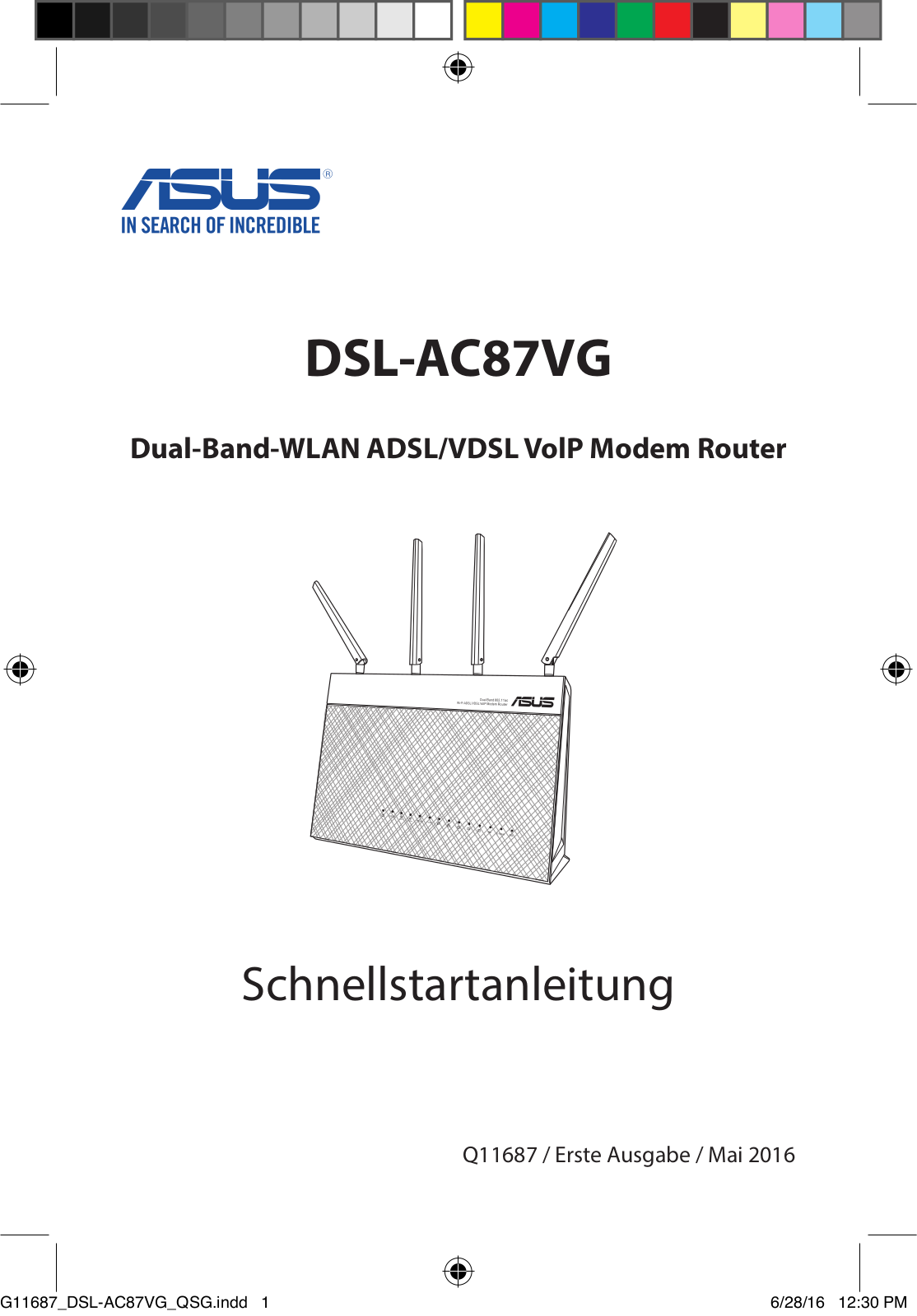 ASUS DSL-AC87VG Quick Install Guide