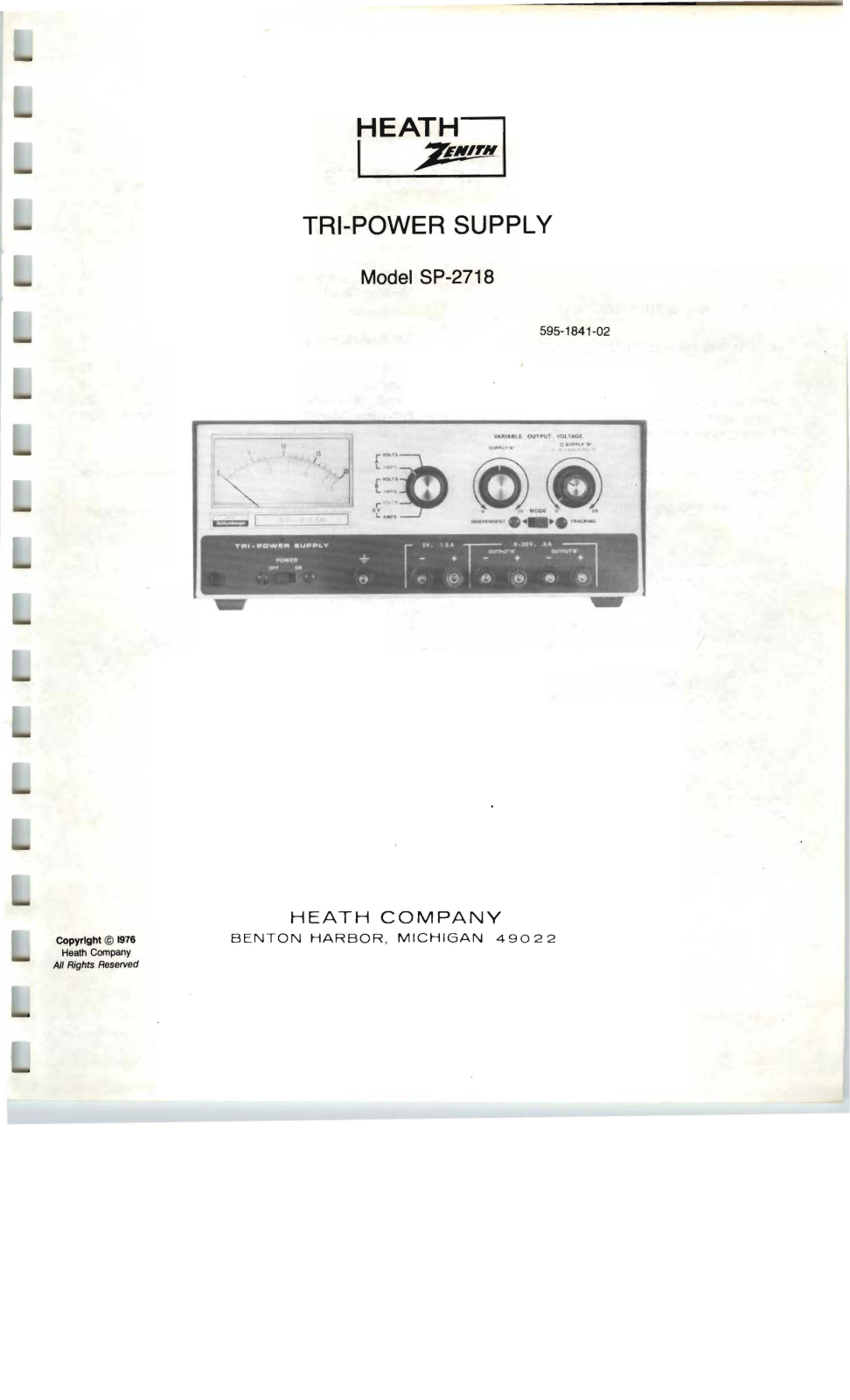 Heathkit SP-2718 User guide - ManualMachine.com
