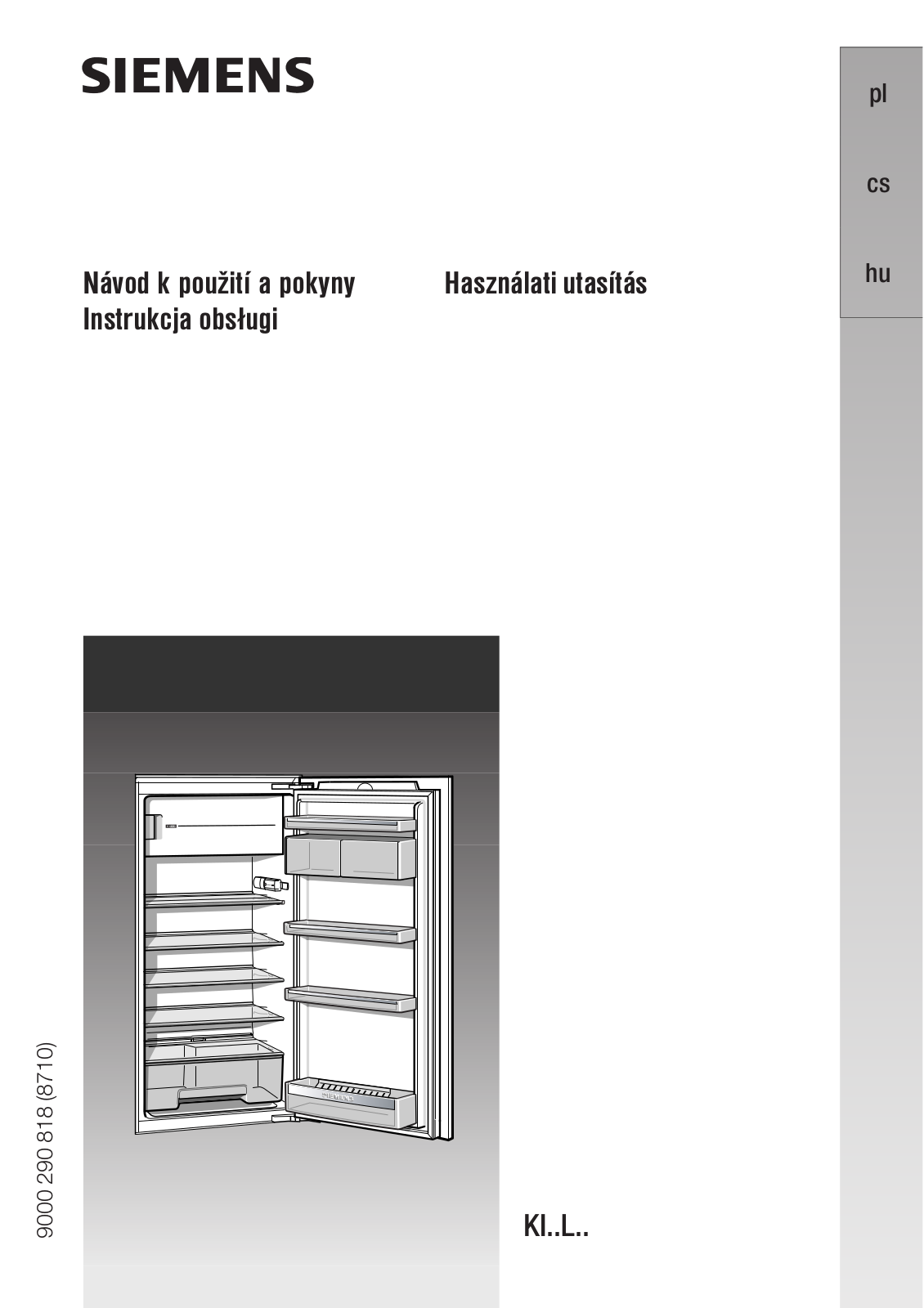 Siemens KI18LA50CH, KI18LA50, KI20LA55FF/02, KI20LA65FF/01, KI24LA65FF/01 User Manual