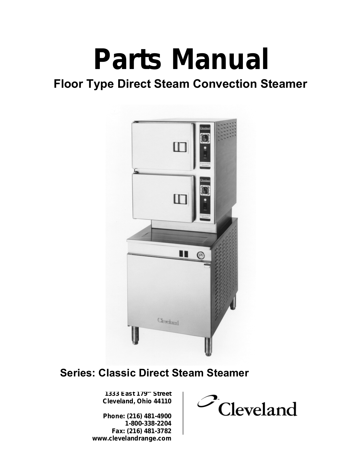 Cleveland 24CDM Parts List