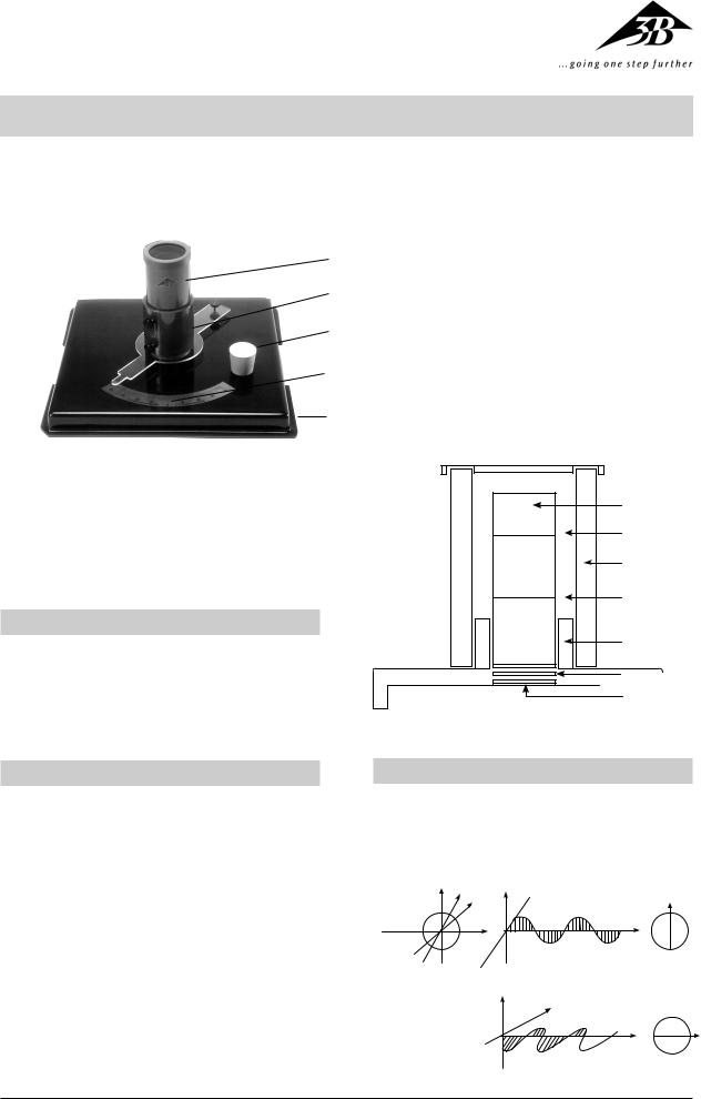 3B Scientific Demonstration Polarimeter User Manual