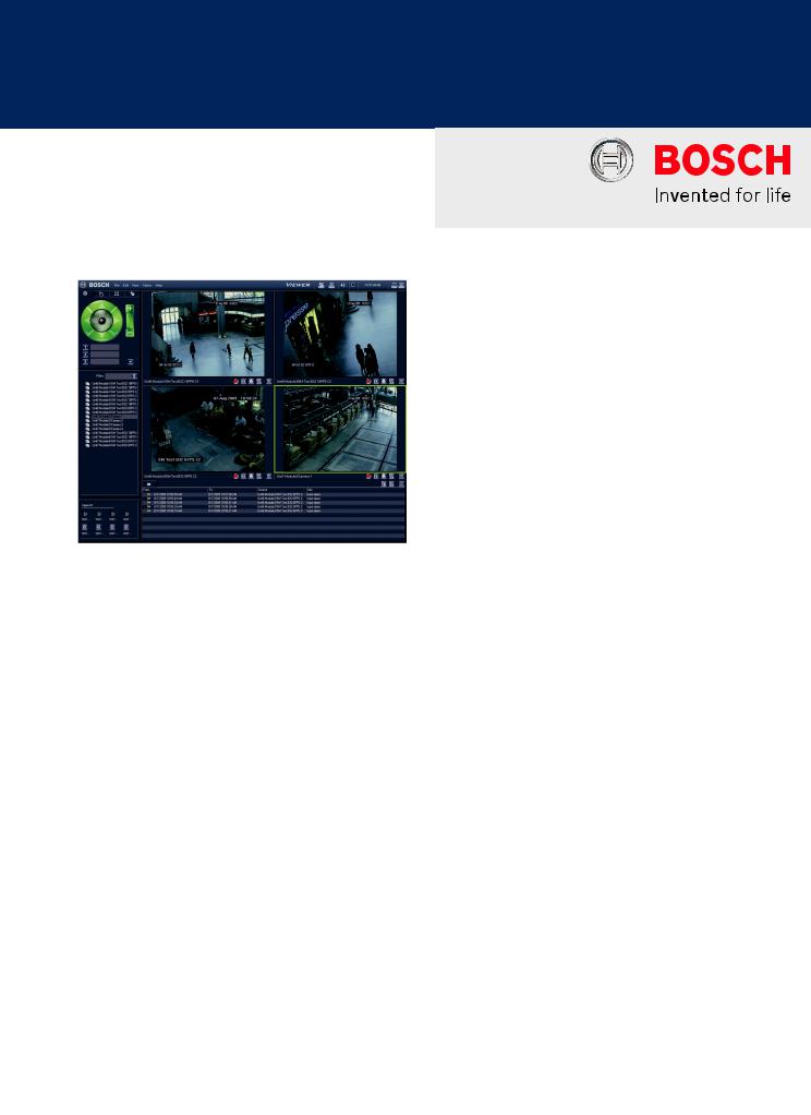 Bosch MVC-FAPEX Specsheet