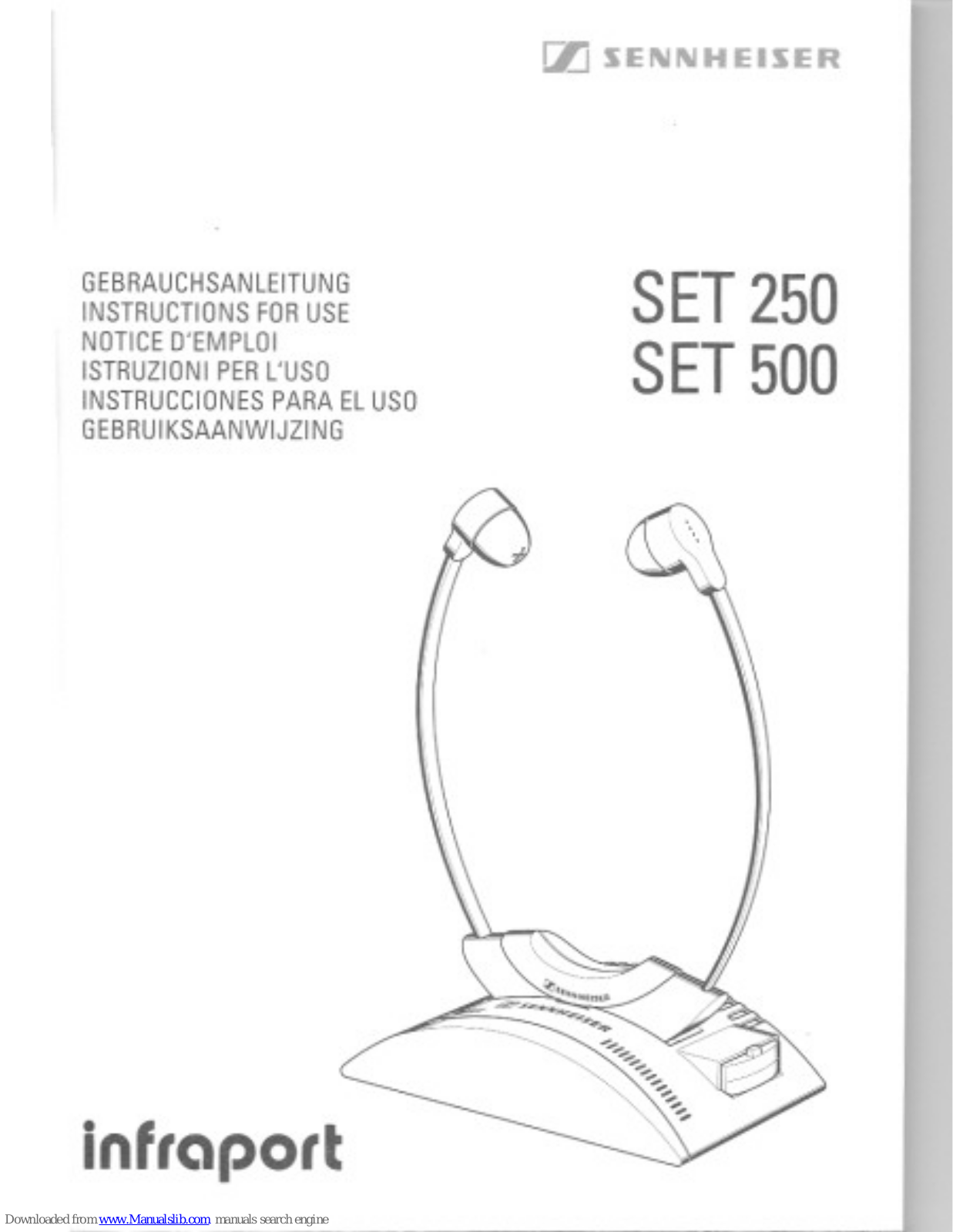 Sennheiser SET 500, IS 250 500 User Manual