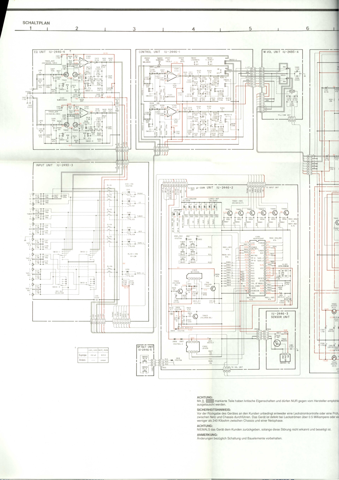 Denon PMA 880 Service Bulletin