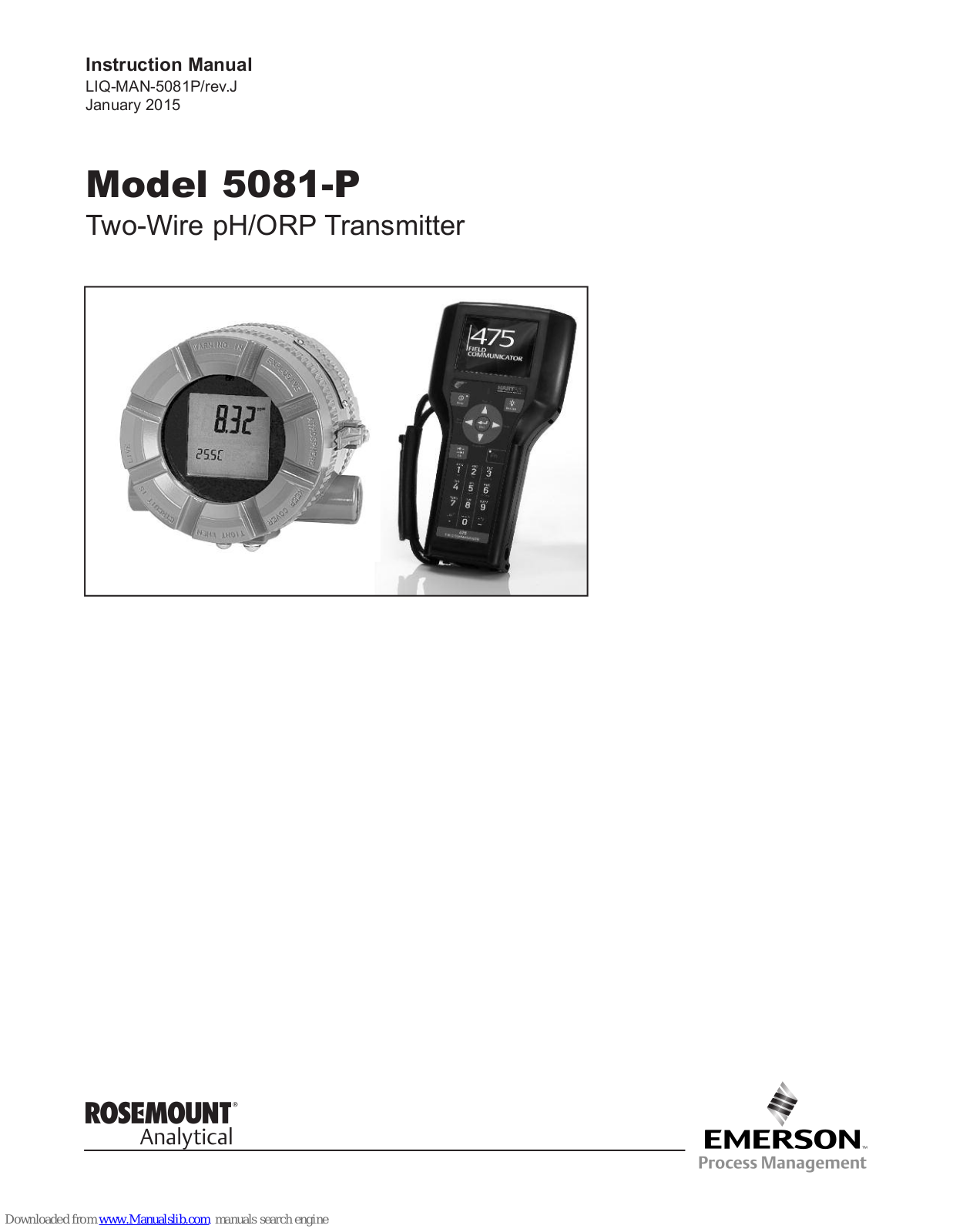 Rosemount 5081-P Instruction Manual