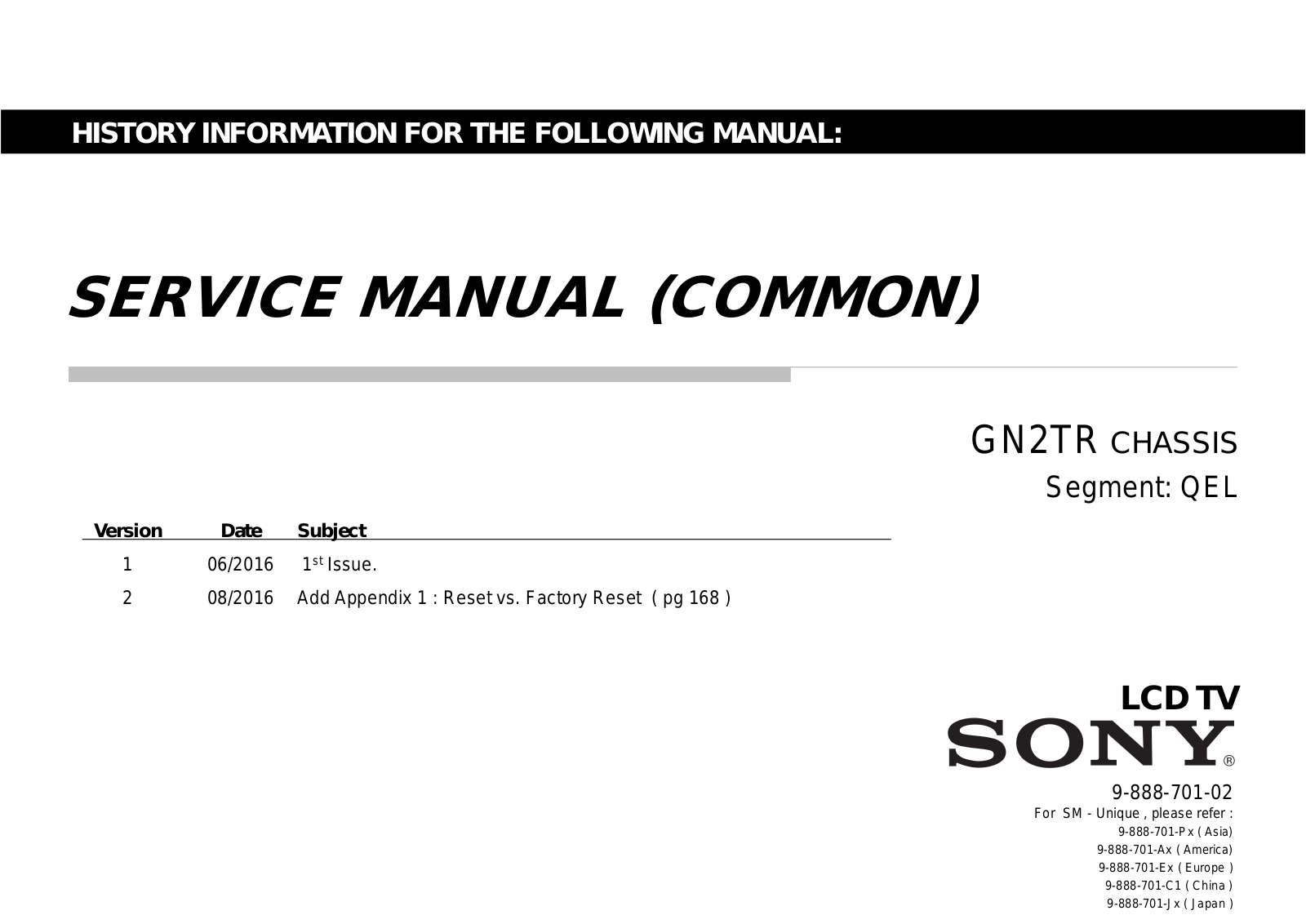 Sony KD-49XD7005 Schematic