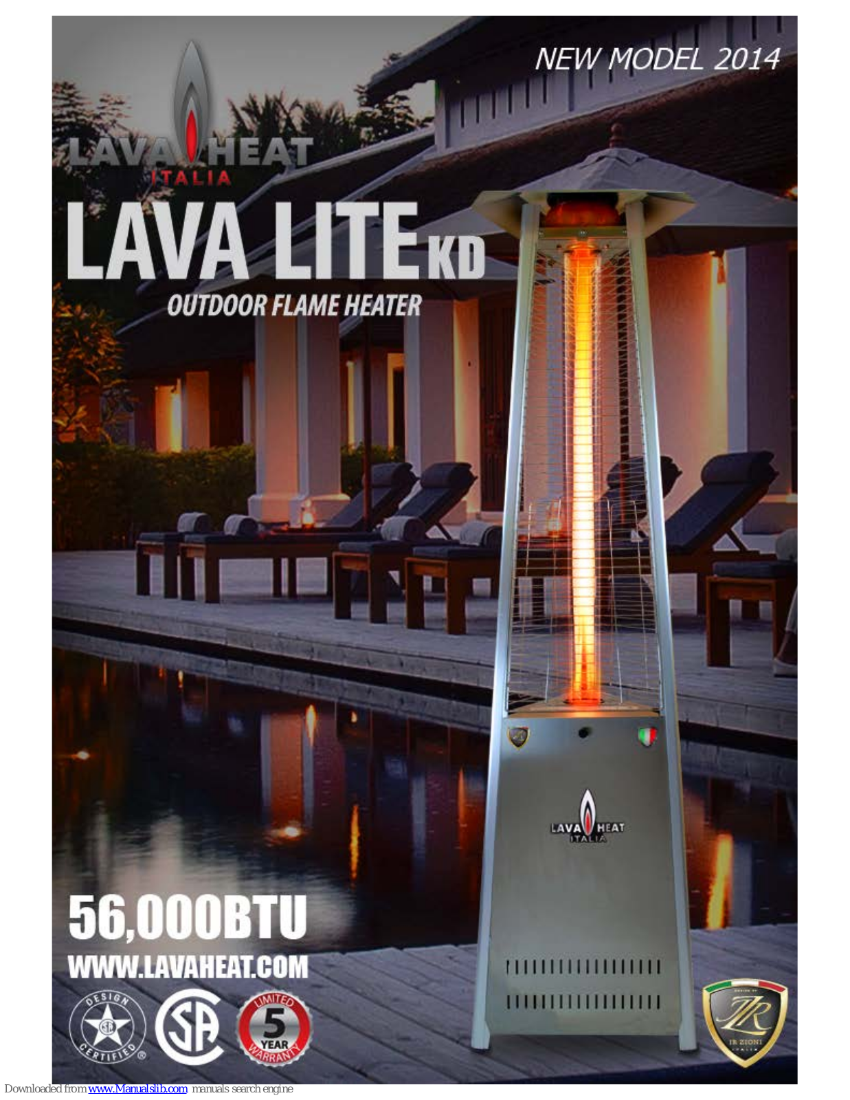 Lava Heat Lava Lite KD 2014 Owner's Manual