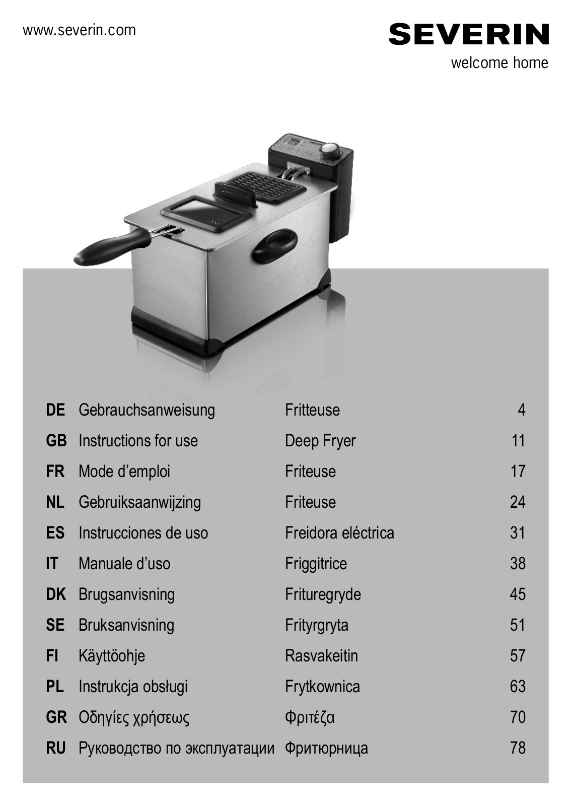 Severin FR 2431 User Manual