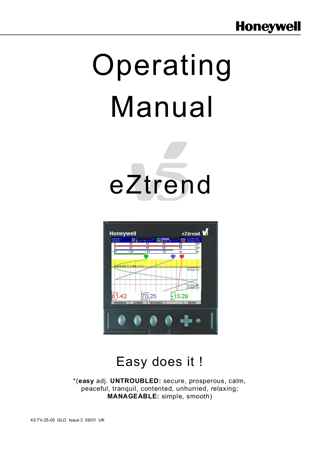 Honeywell eZtrend V5 Operating Manual