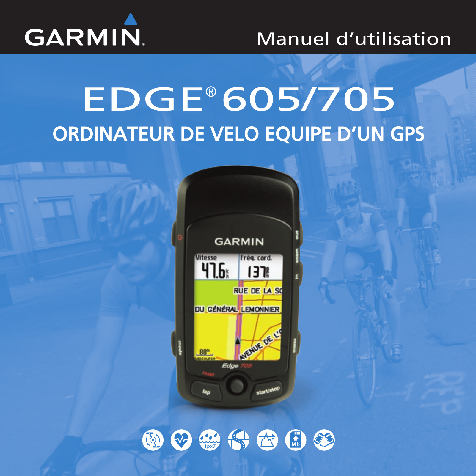 GARMIN Edge 705 HR User Manual