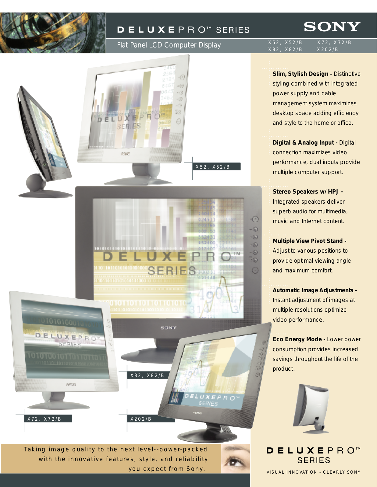 Sony X72, X52-B, X82-B, X202-B, X52 User Manual