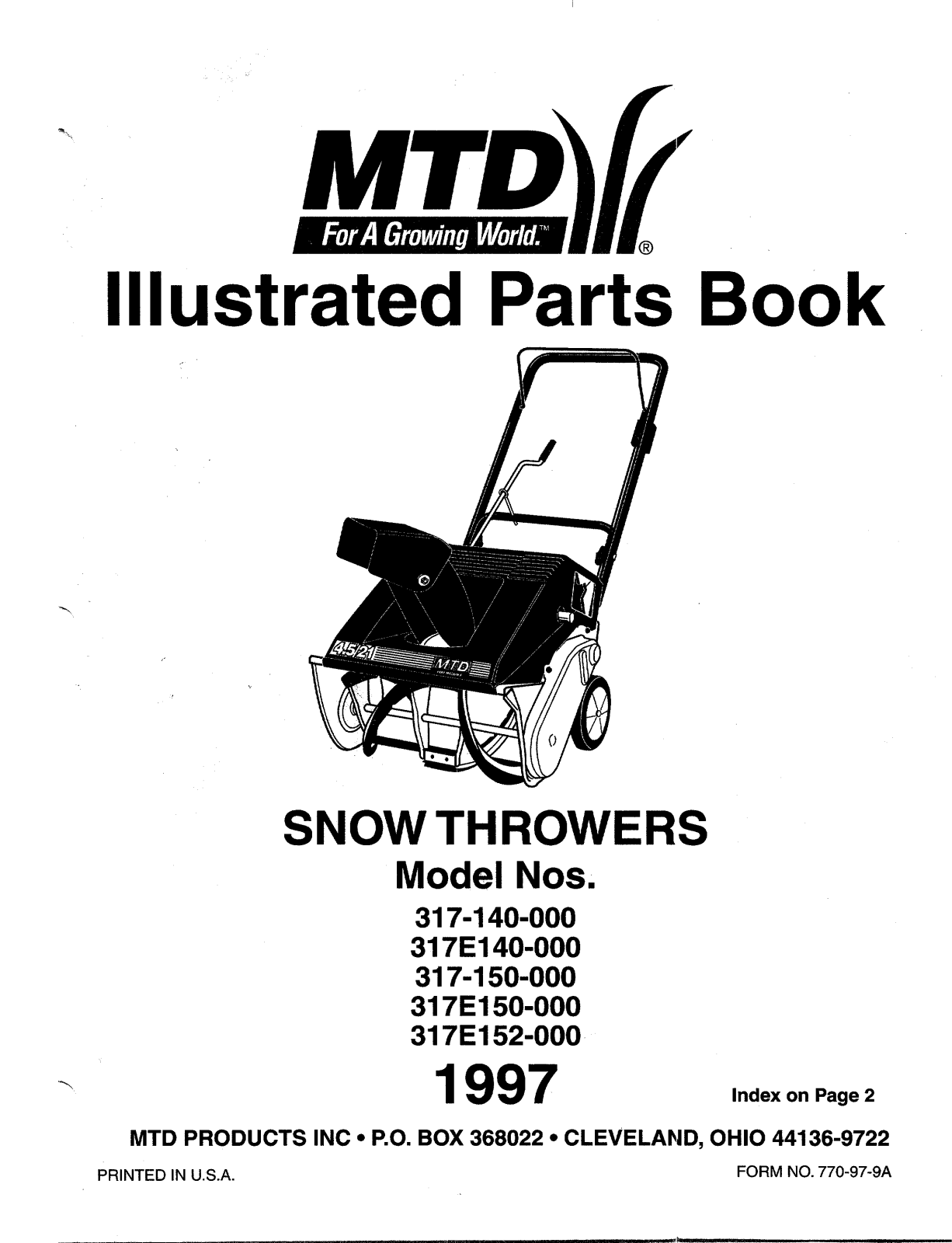 MTD 317-150-000, 317E140-000, 317E-150-000, 317-140-000 User Manual