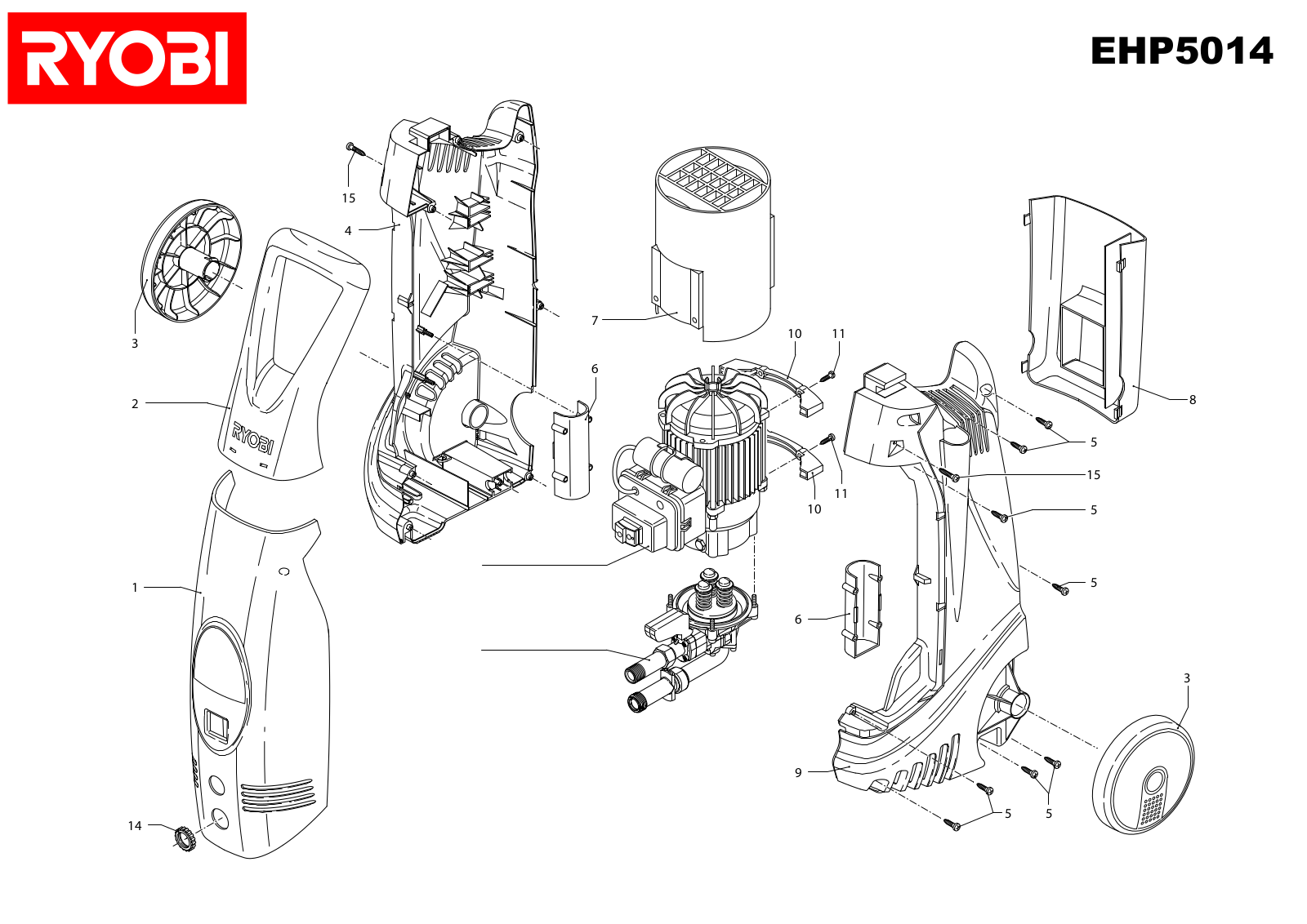 Ryobi EHP5014 User Manual