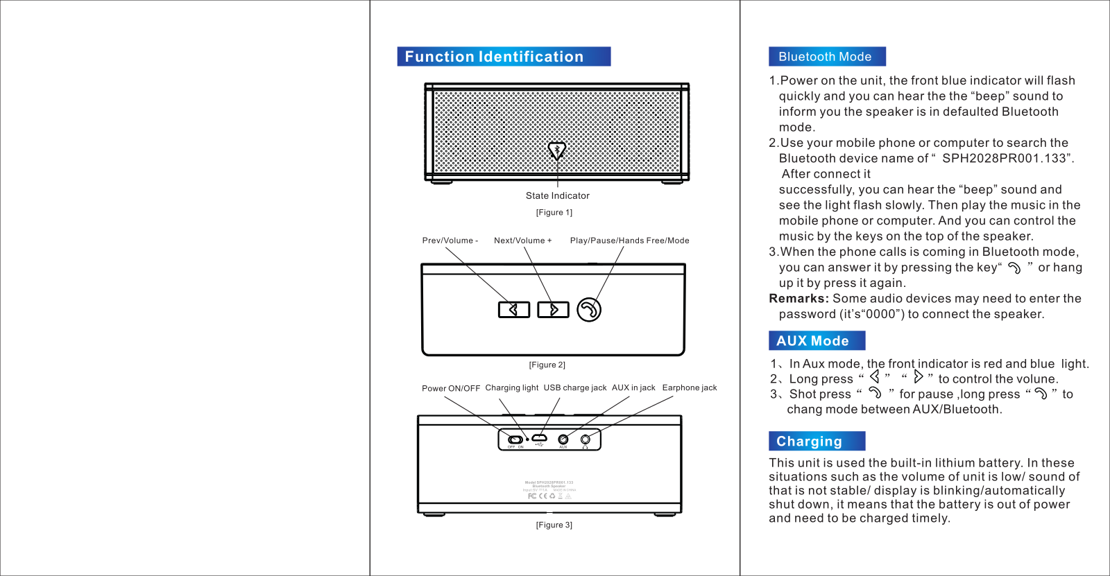 CHINA ELECTRONICS BT-2028 User Manual