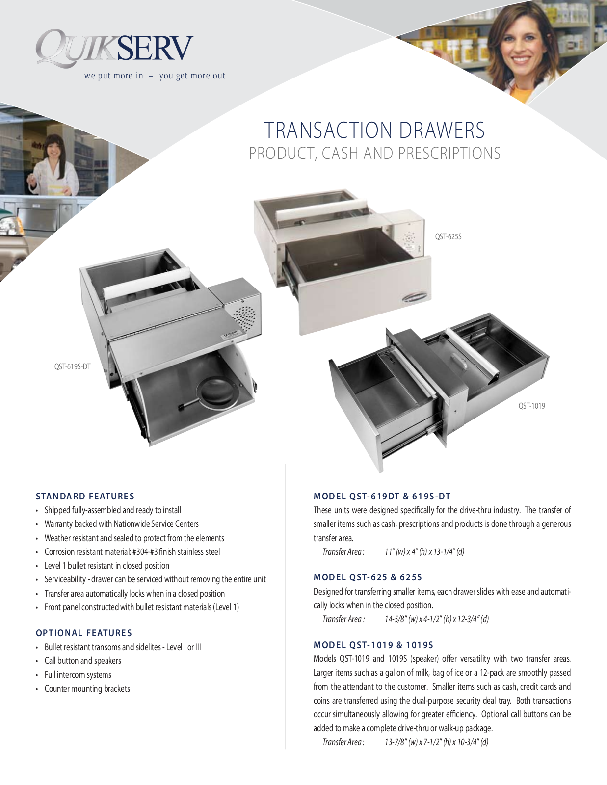 Quikserv QST-619DT User Manual