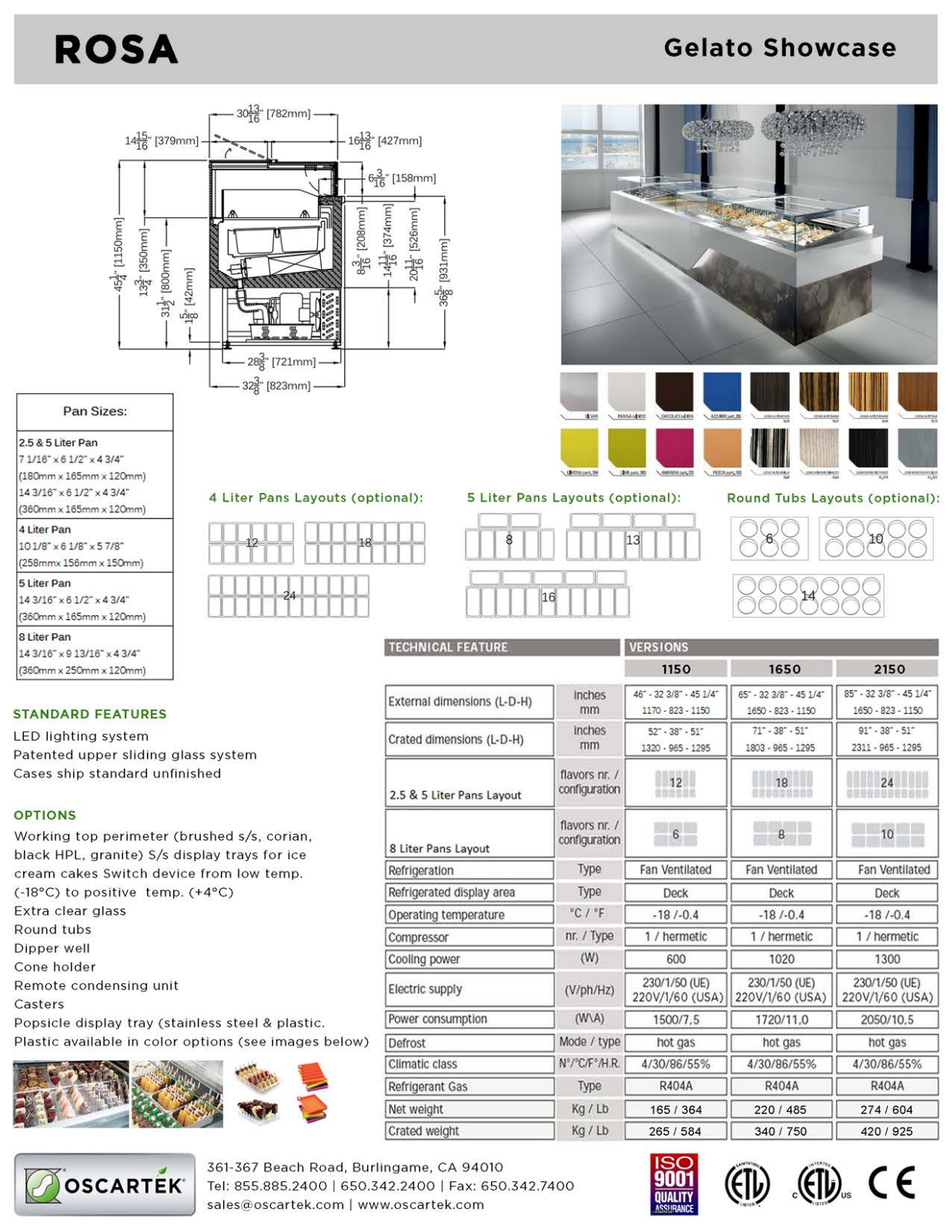 Oscartek ROSA G1650 User Manual