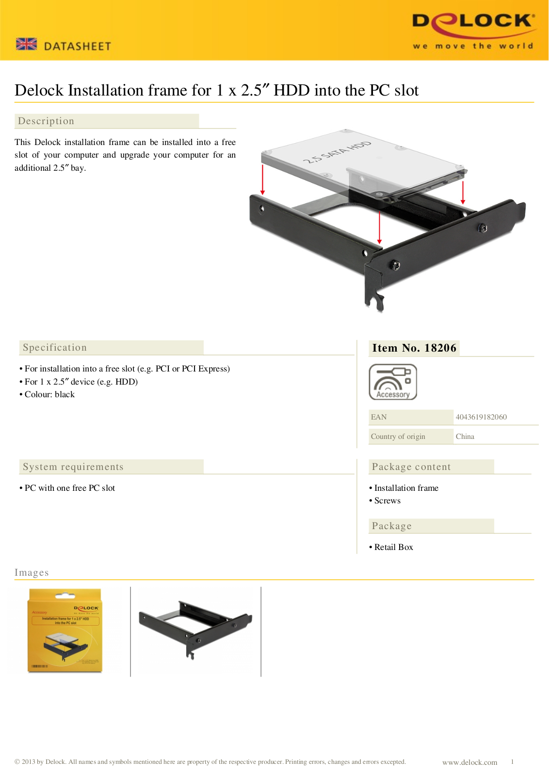 DeLOCK 18206 User Manual