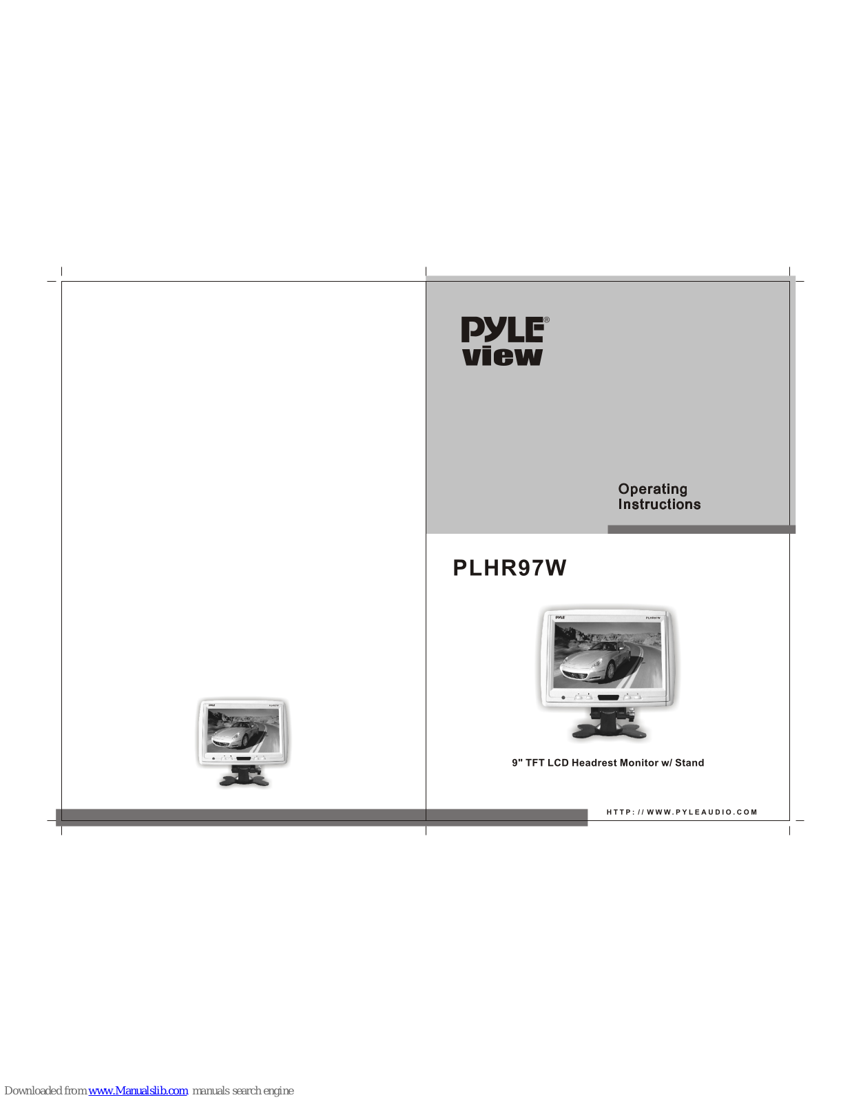 Pyle view PLHR97W Operating Instructions Manual - ManualMachine.com