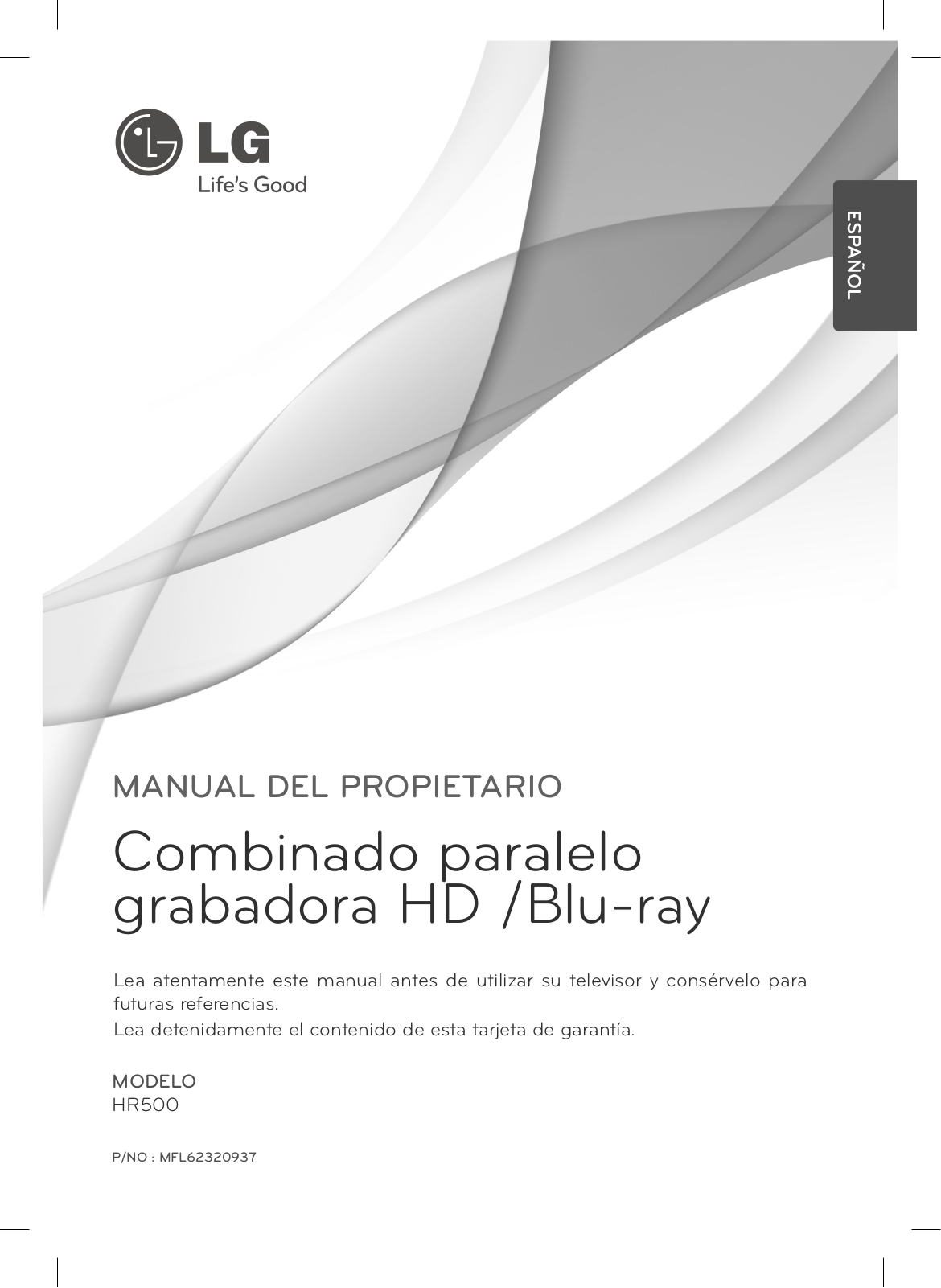 Lg HR500 User Manual