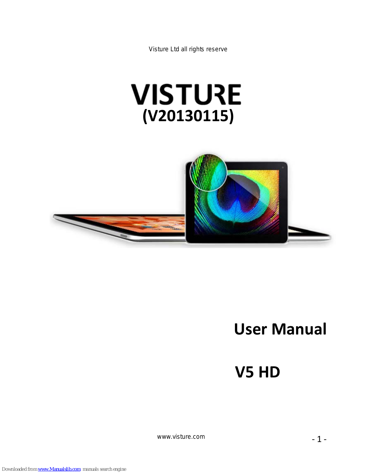 Visture V5 HD User Manual - ManualMachine.com