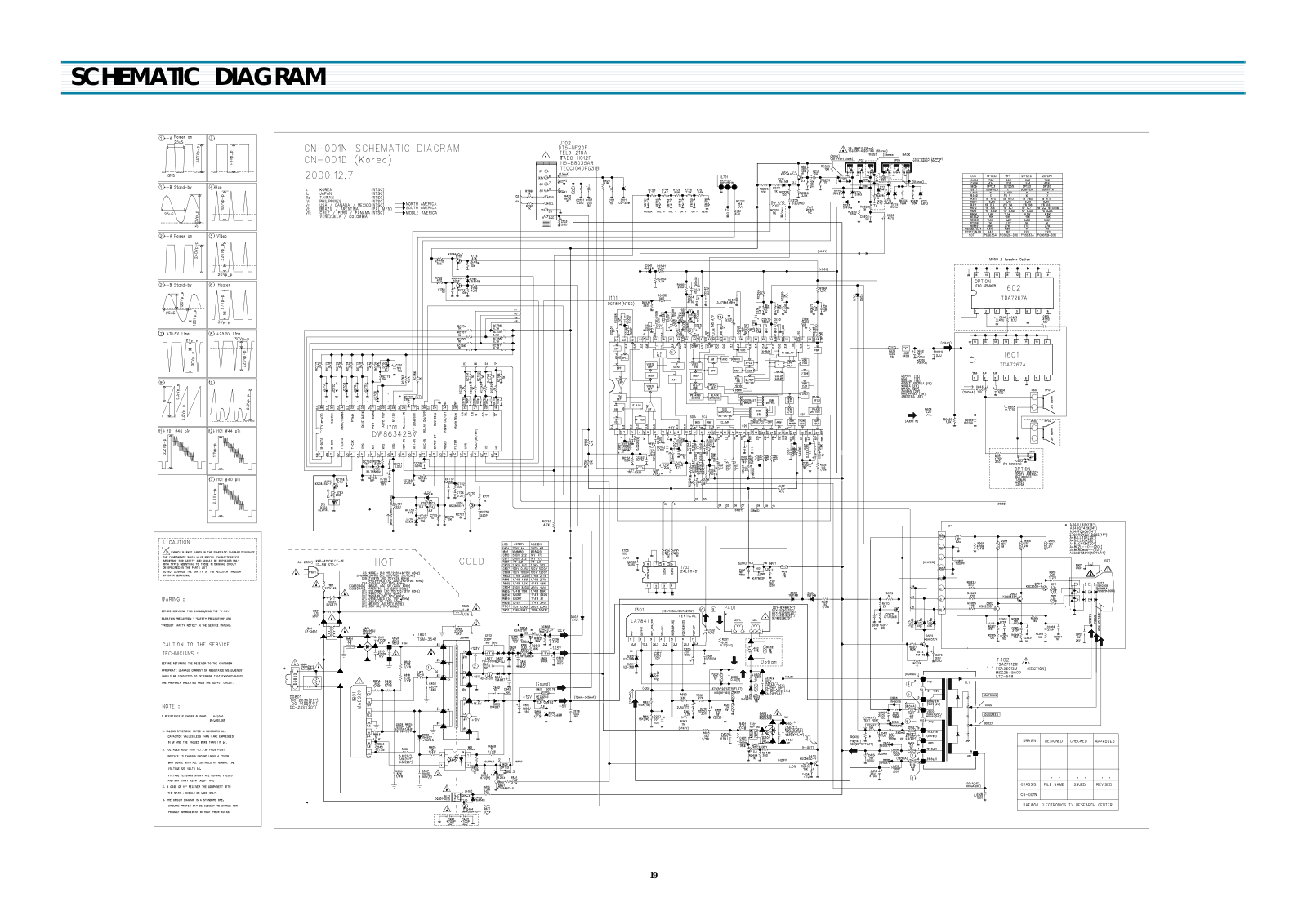 DAEWOO CN001N Diagram